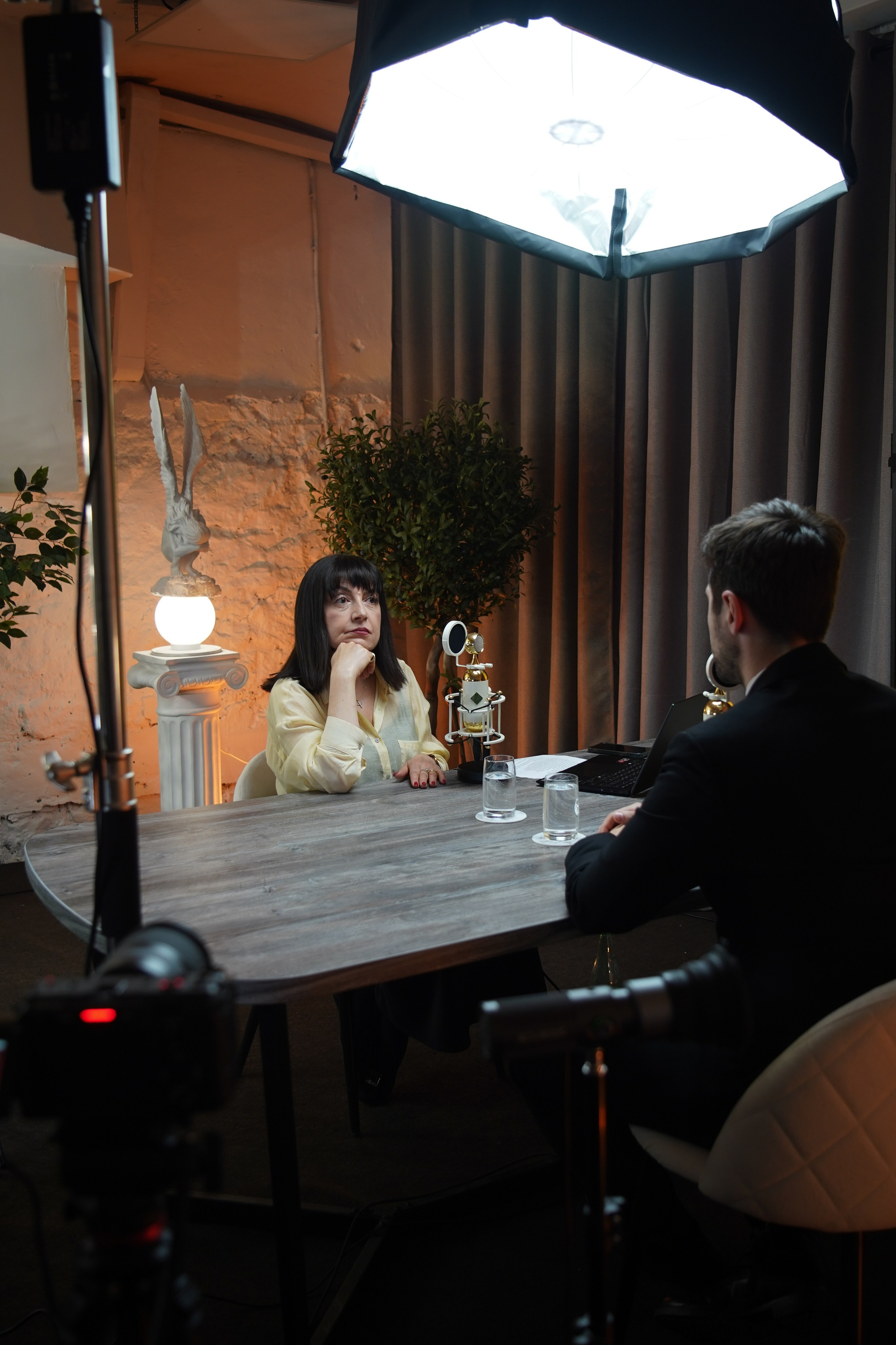 Процесс записи подкаста. Анна, фотограф Москва, Зеленоград