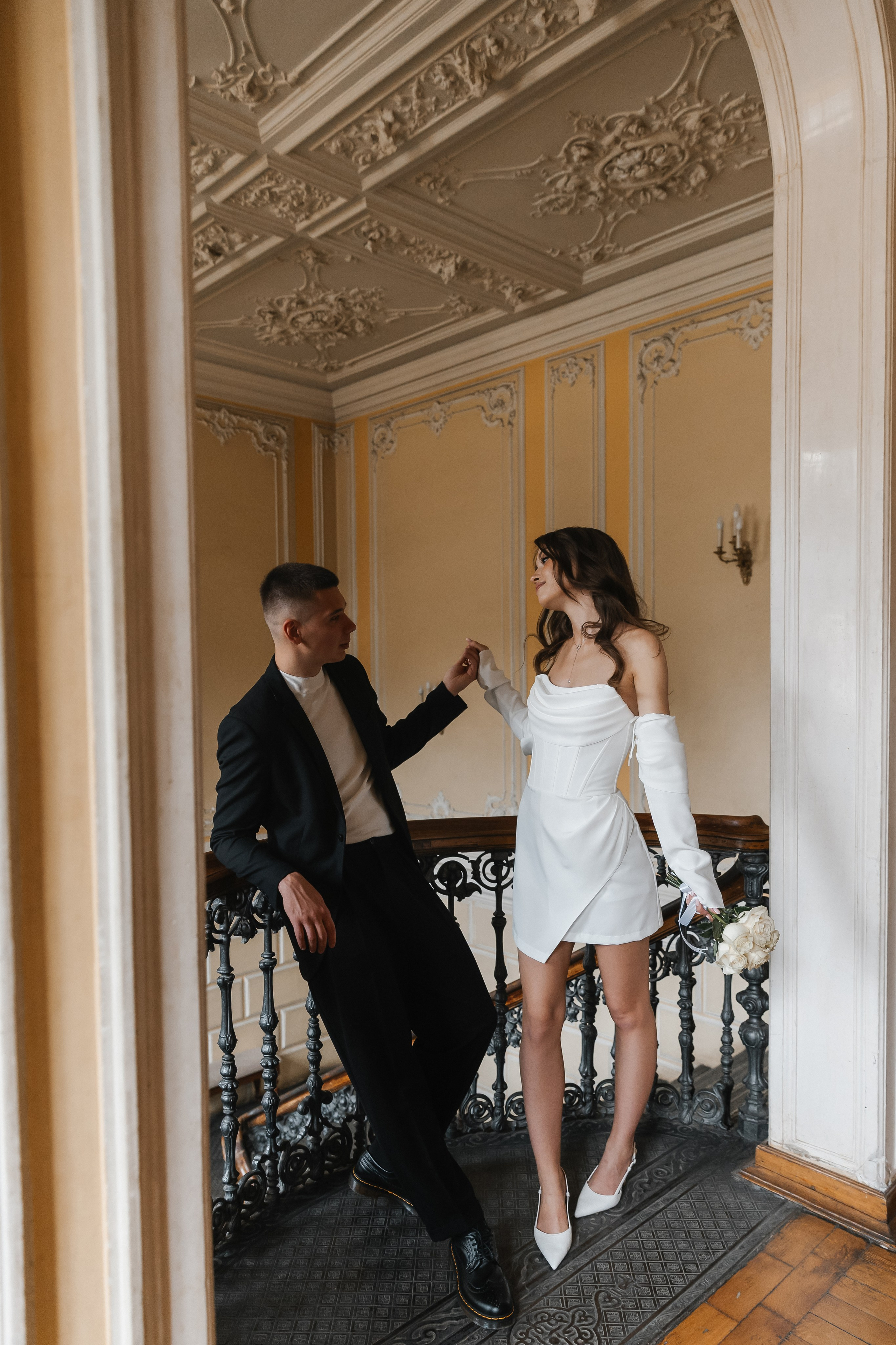 Свадебная фотосессия в Библиотеке-читальне им. А. С. Пушкина. Фотограф и видеограф Анна Домашенко