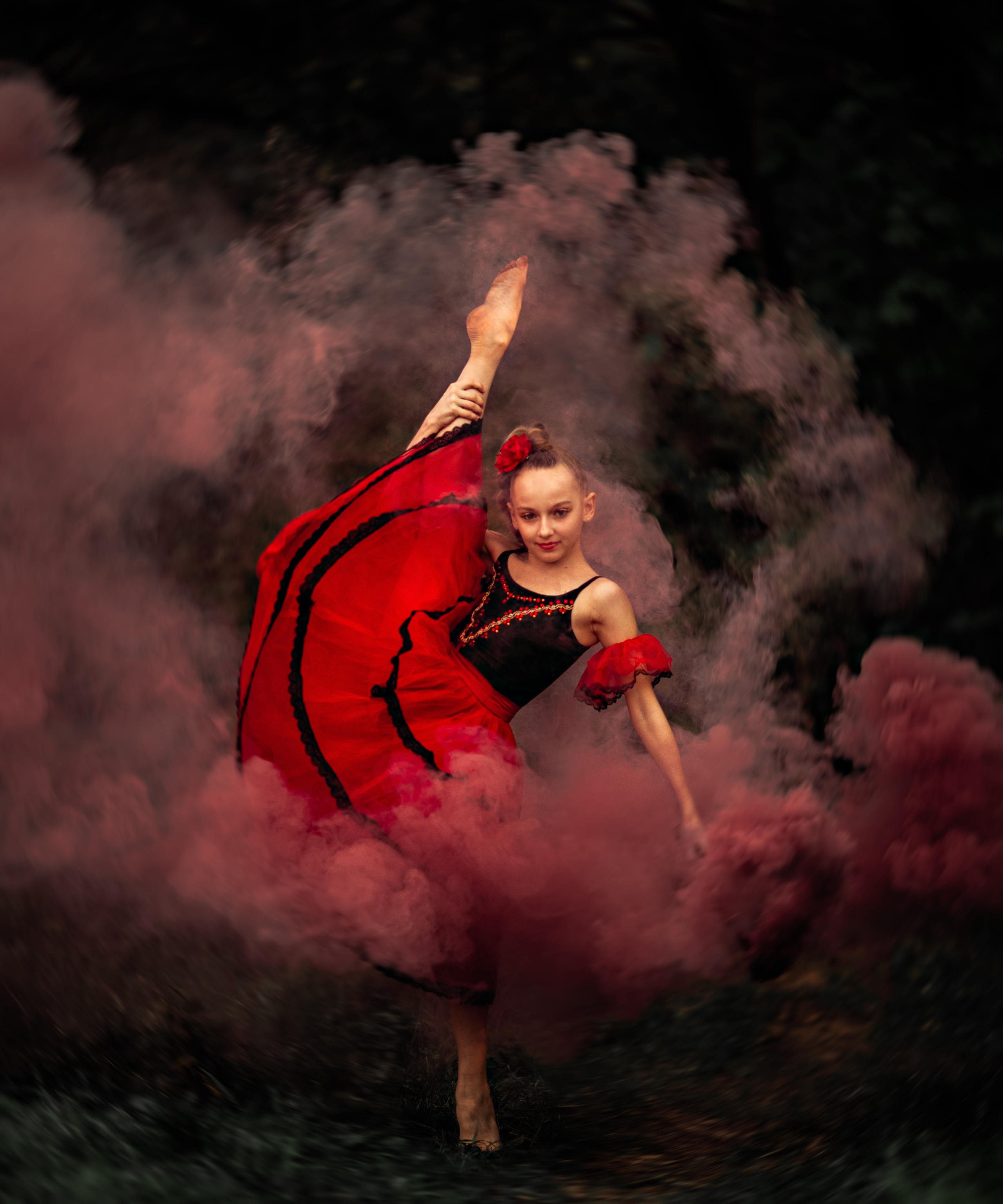 Фотопроект с дымом. Профессиональный фотограф в Москве Марина Григорьева