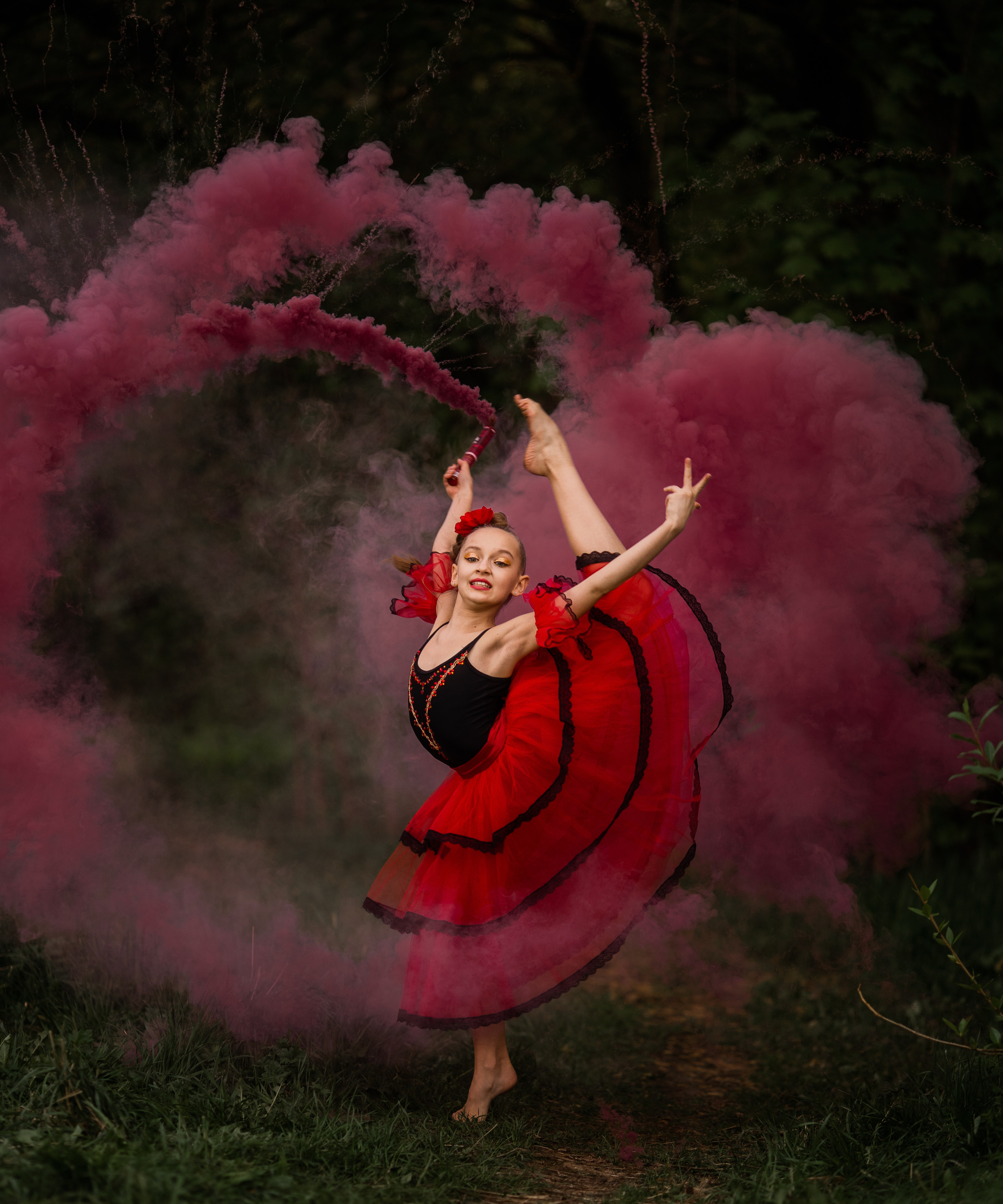 Фотопроект с дымом. Профессиональный фотограф в Москве Марина Григорьева