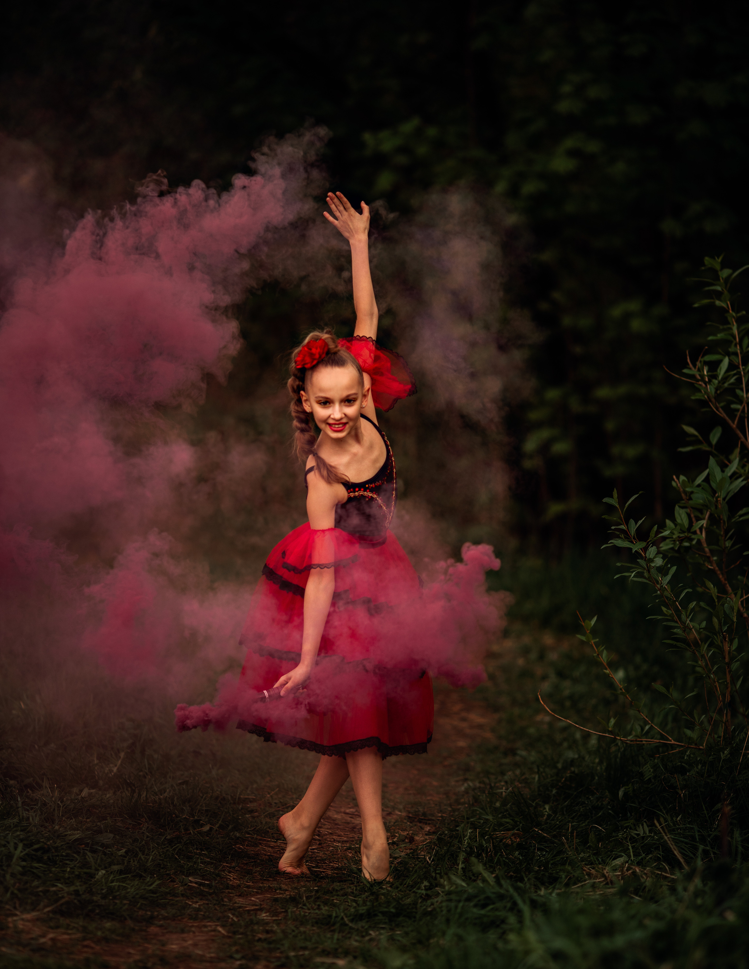 Фотопроект с дымом. Профессиональный фотограф в Москве Марина Григорьева