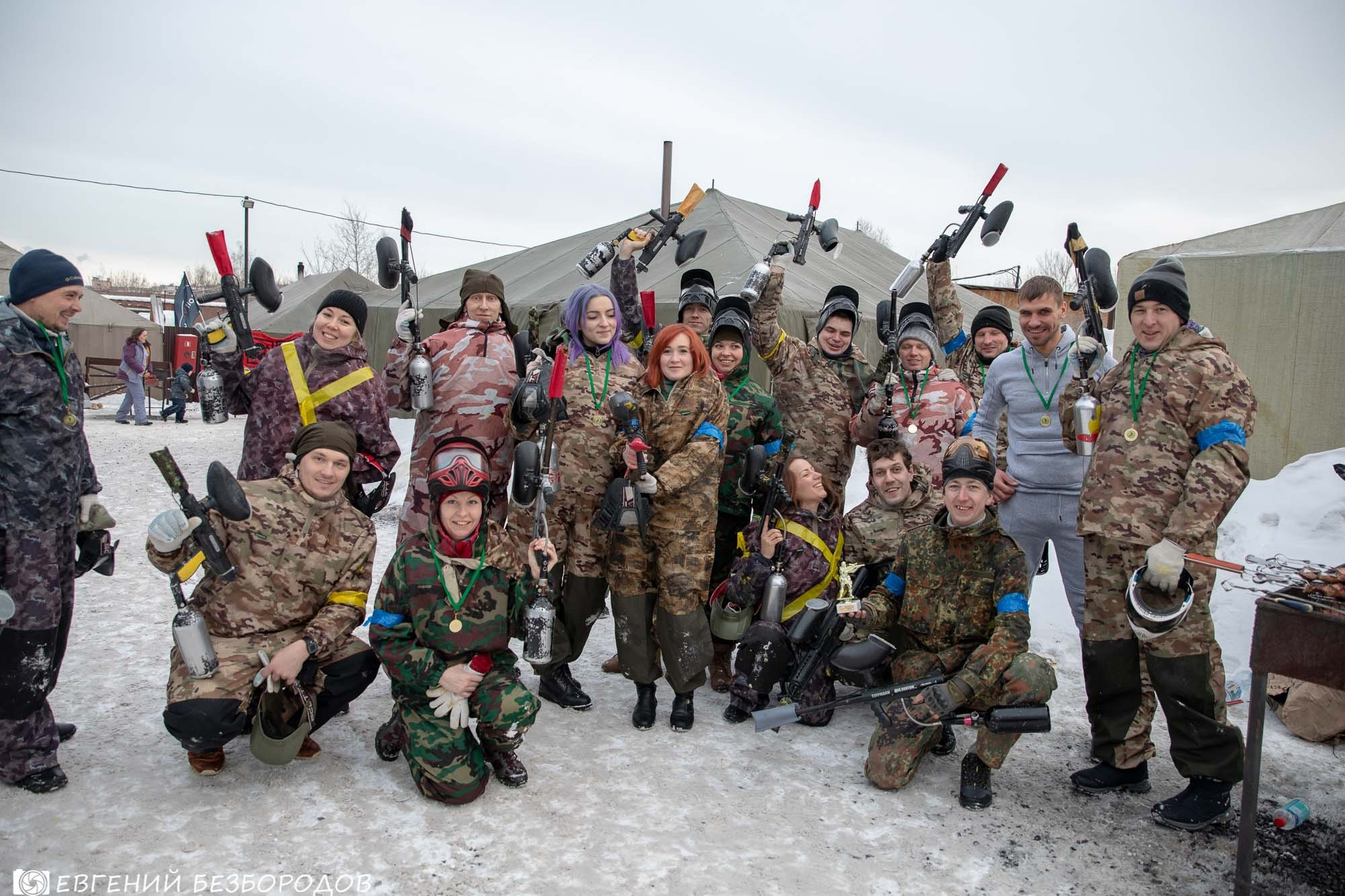 Пейнтбол + шашлыки | 23.02.2019. Галерея Фантим