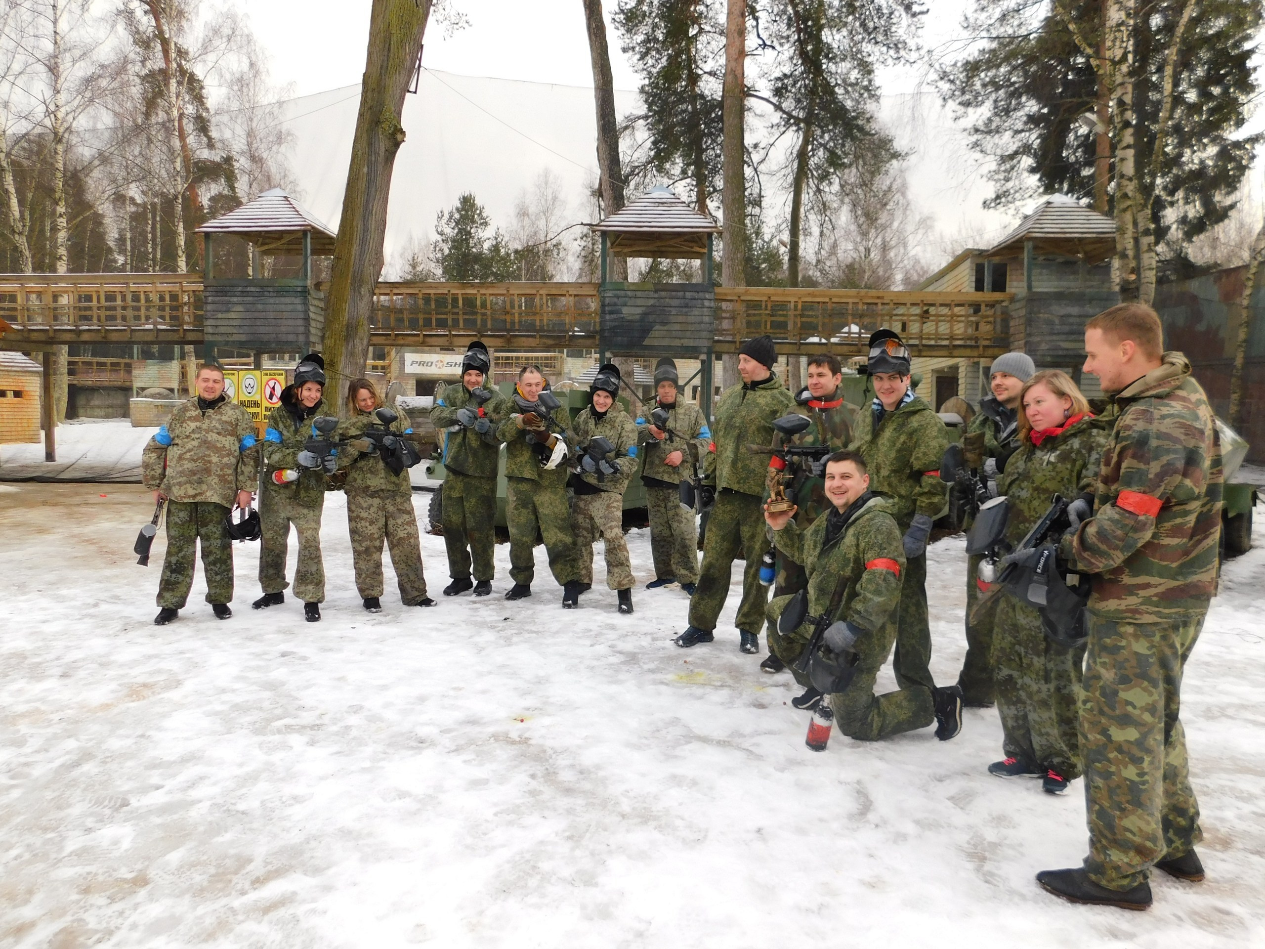 Пейнтбол + шашлычки | 23.02.2020. Галерея Фантим