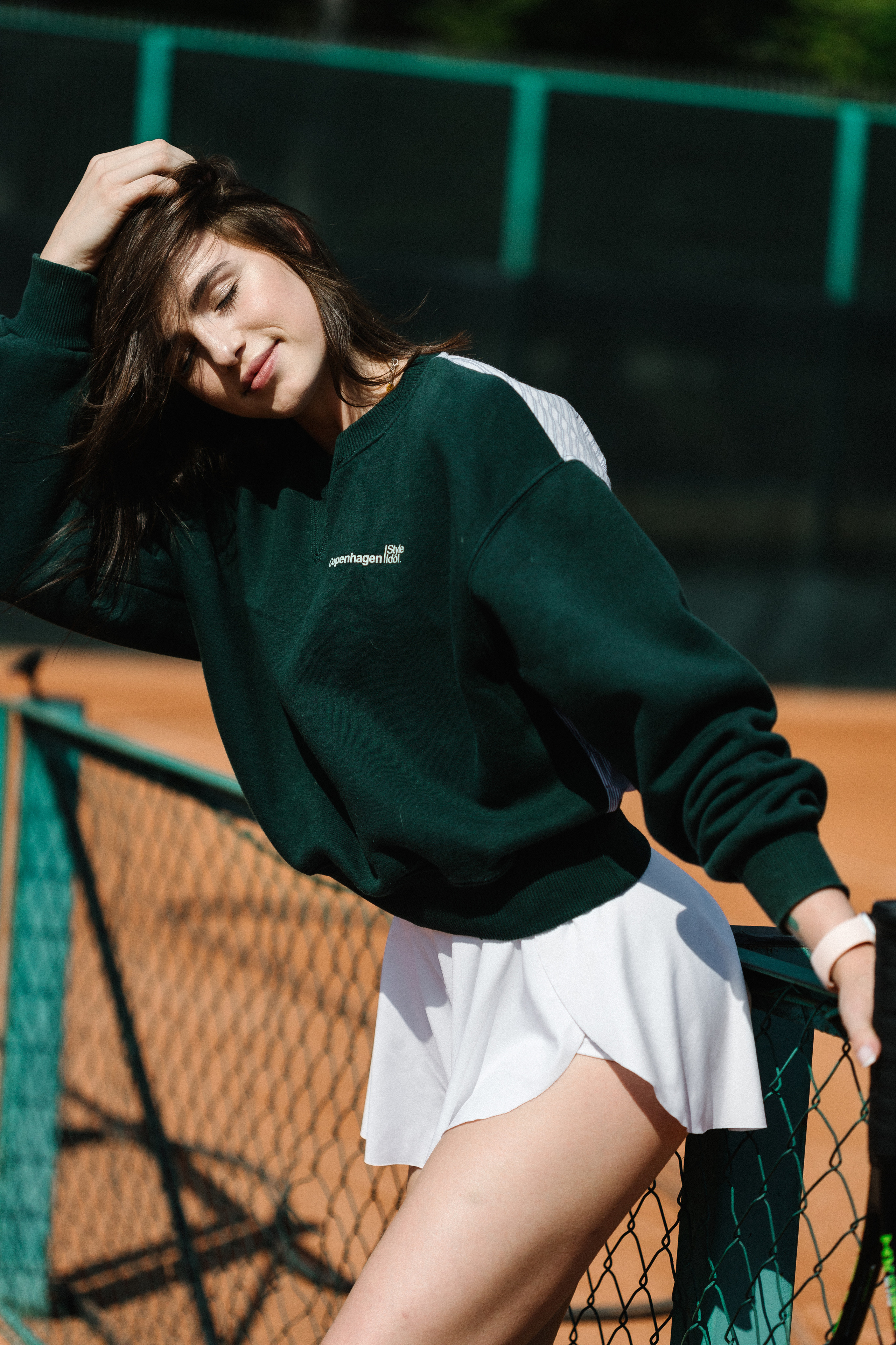 Настя на теннисном корте. Свадебный и семейный фотограф в Самаре