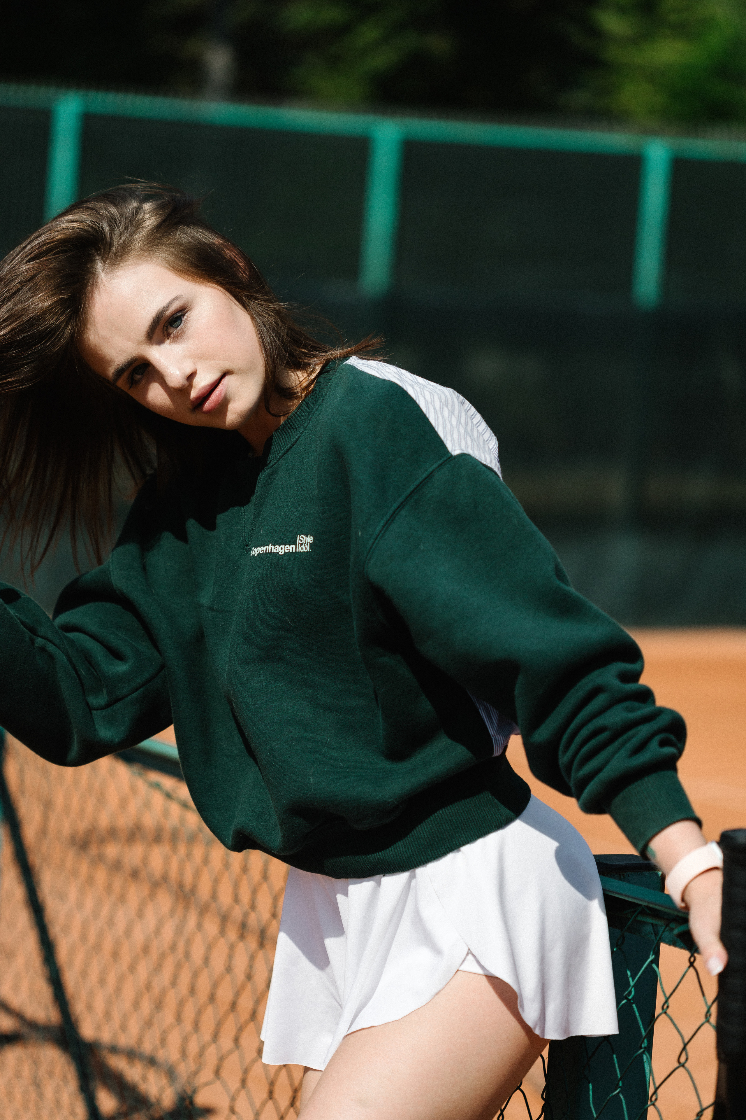 Настя на теннисном корте. Свадебный и семейный фотограф в Самаре