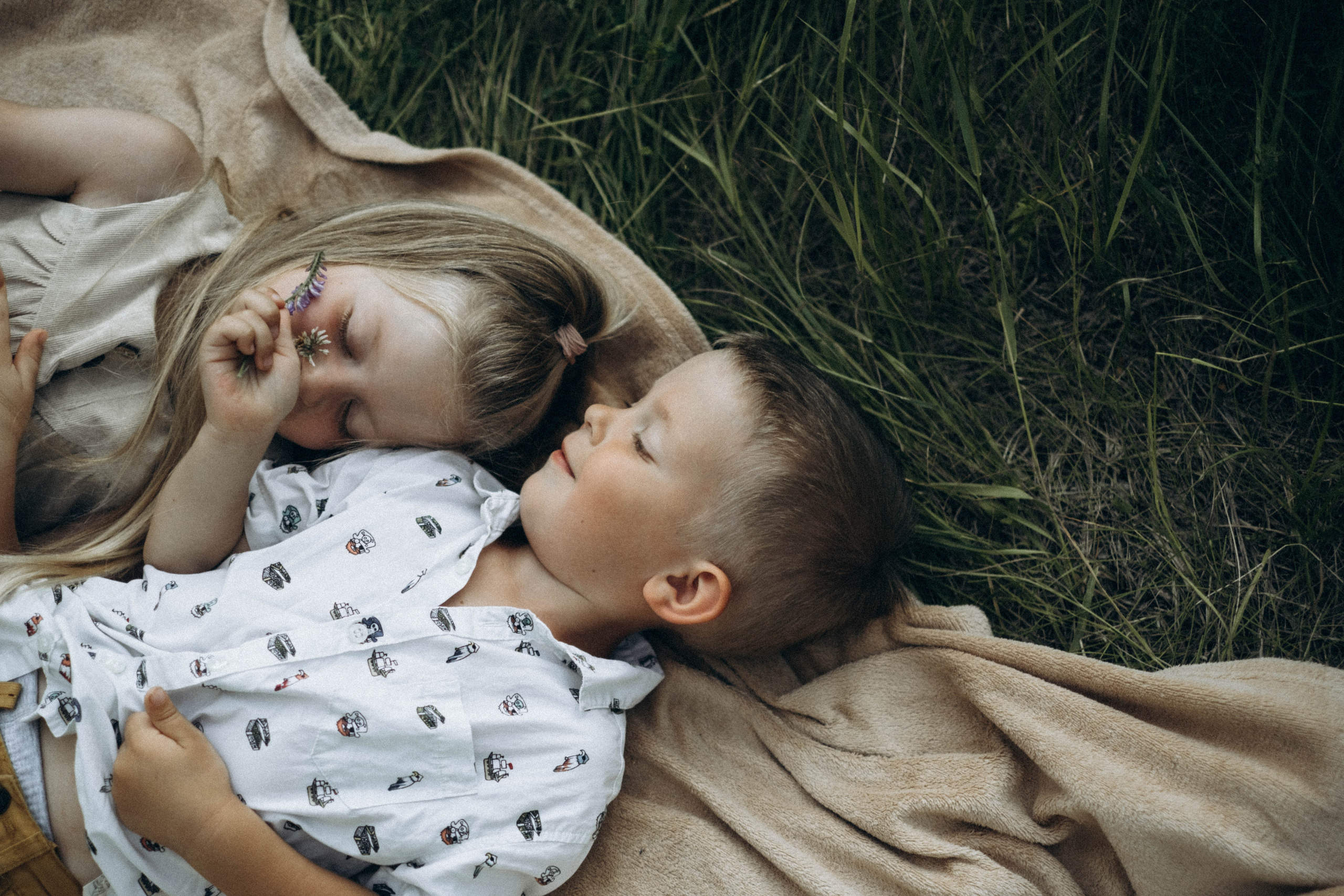 Оля, Милана и Тимур. Семейный фотограф и анималист в Москве Анна Иванова