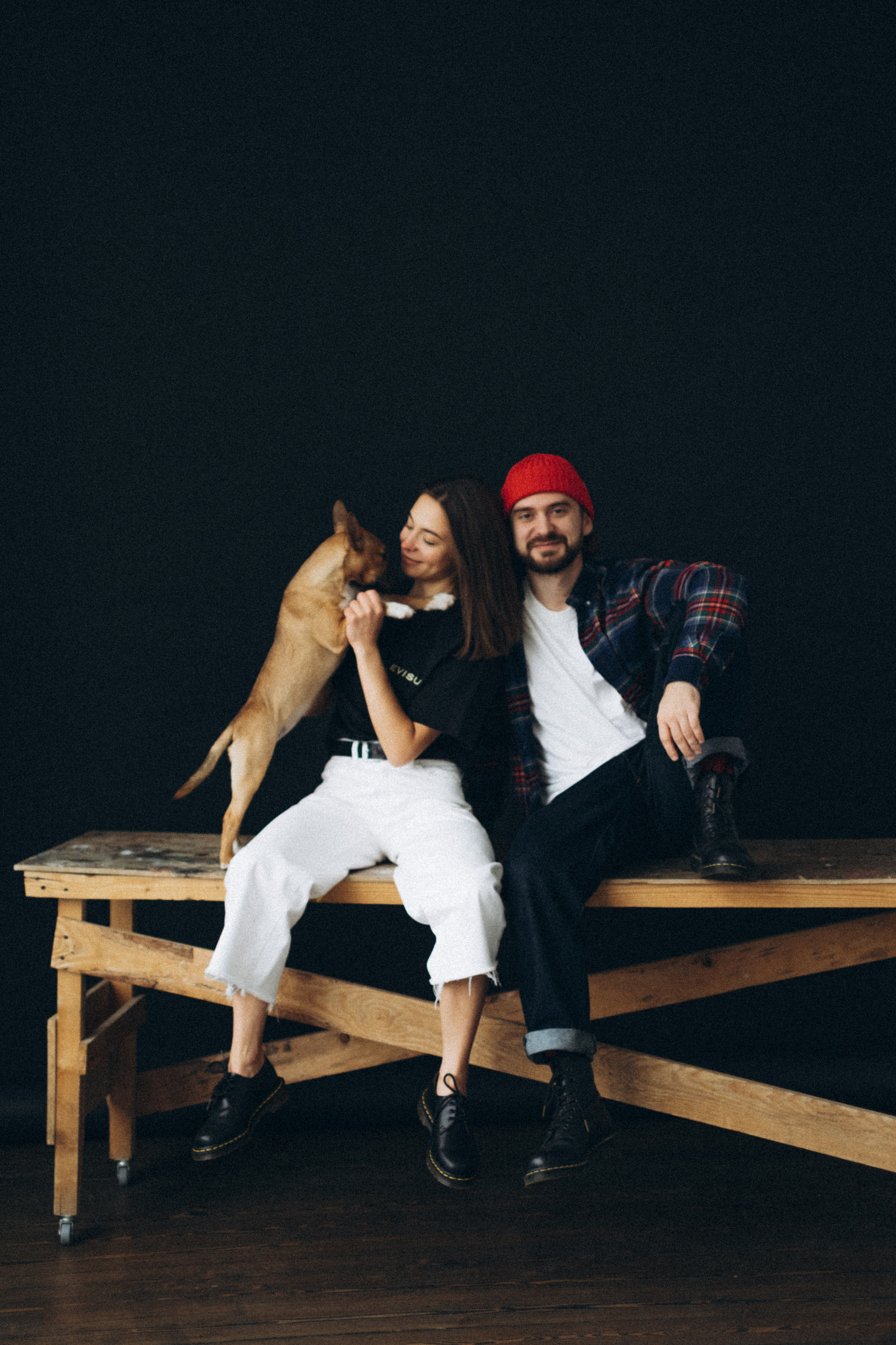 Тимофей, Людмила и Банди. Семейный фотограф и анималист в Москве Анна Иванова