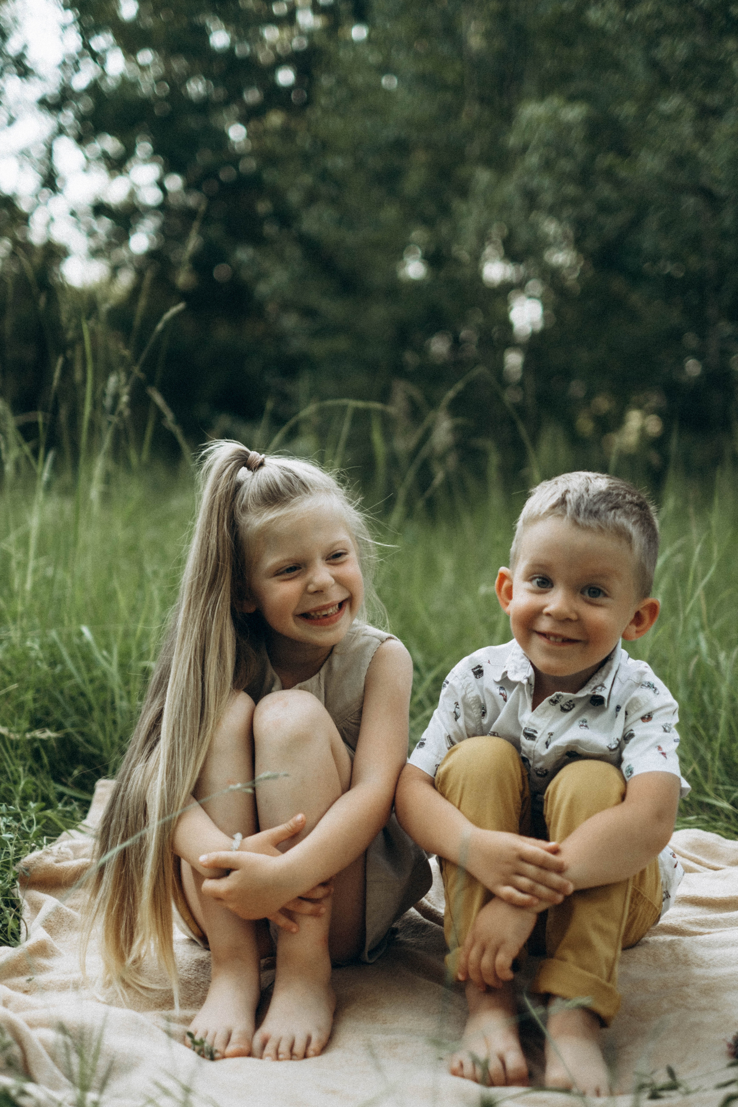 Оля, Милана и Тимур. Семейный фотограф и анималист в Москве Анна Иванова
