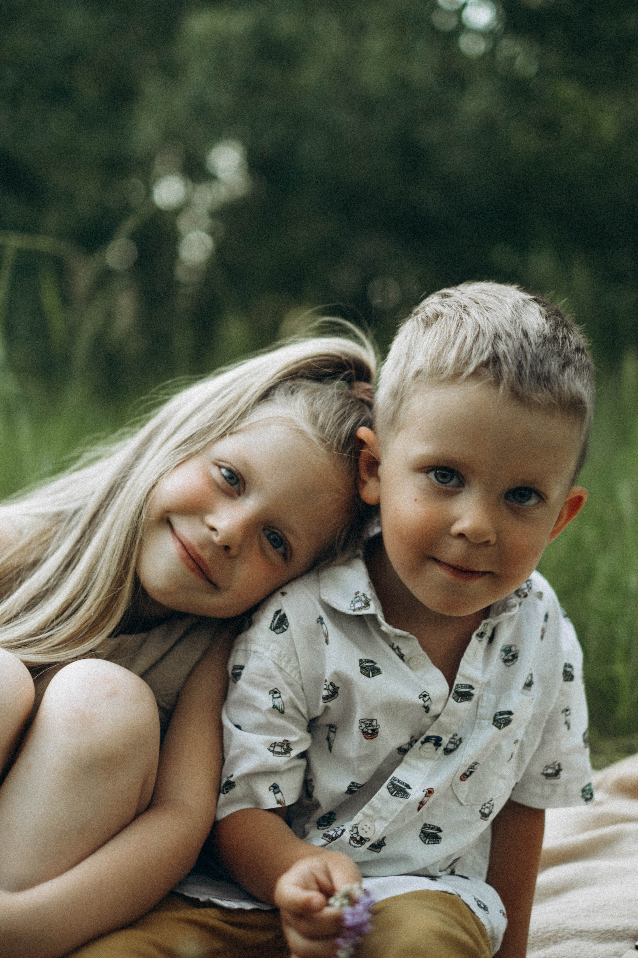 Оля, Милана и Тимур. Семейный фотограф и анималист в Москве Анна Иванова