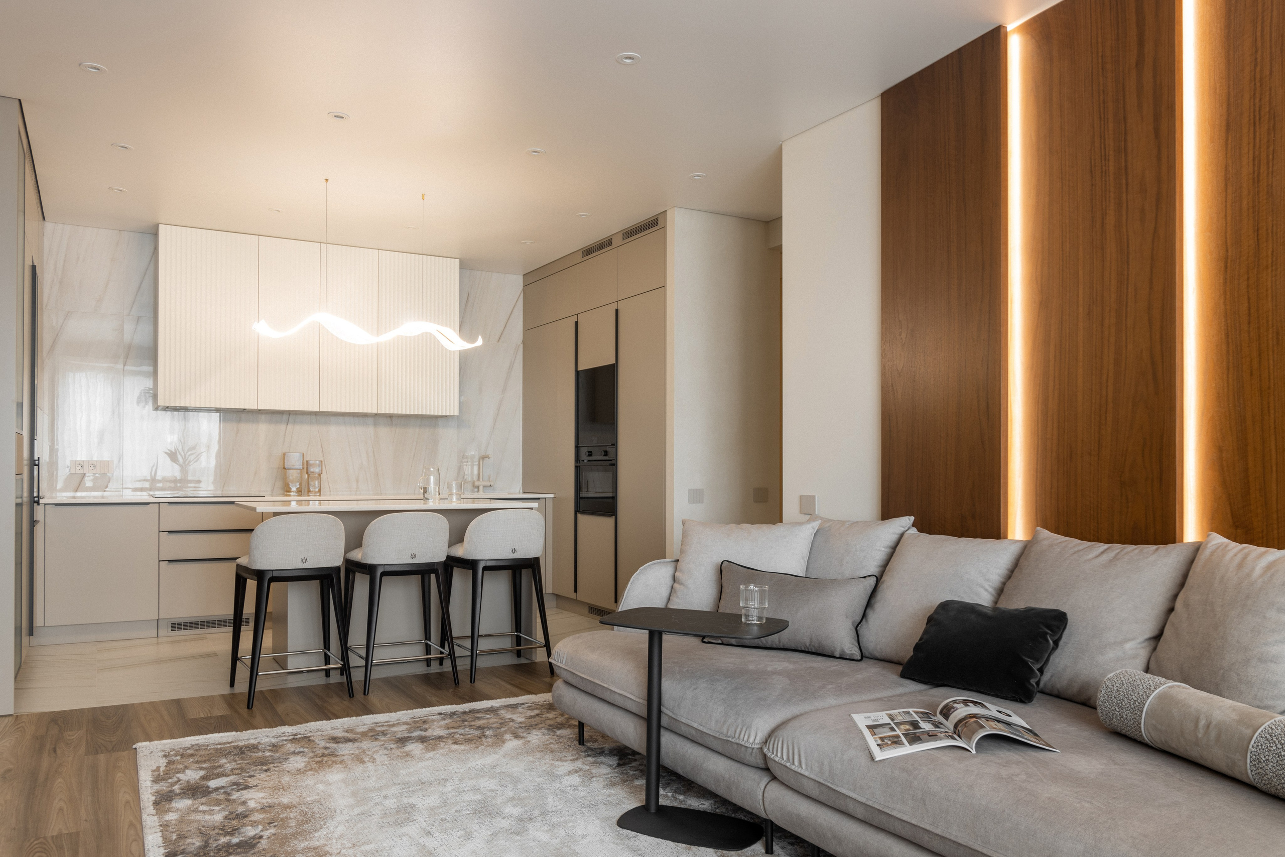 Квартира в Scandis Ozero. Дизайн интерьера квартир в Красноярске под ключ | Анна Поминова