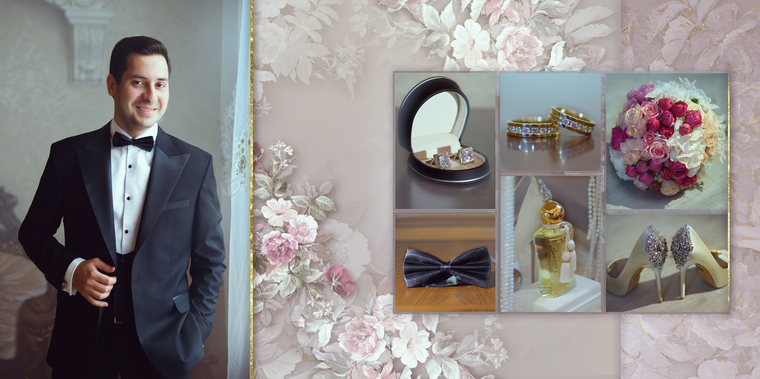 Свадебная фотокнига. Фотограф Кирсанова Наталия. Фотохудожник Наталия Кирсанова