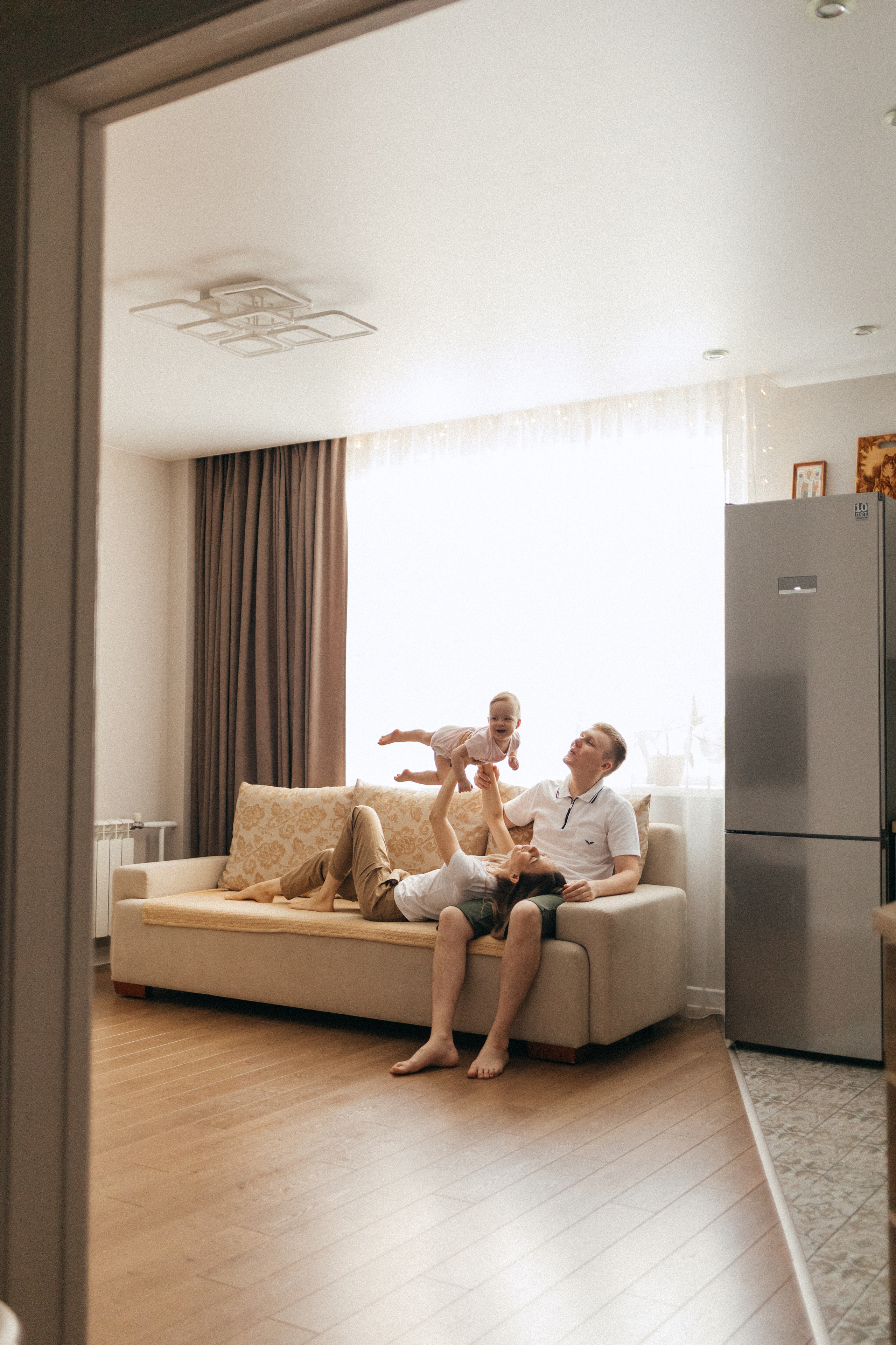 Настя, Сережа и крошка Есения. Главная