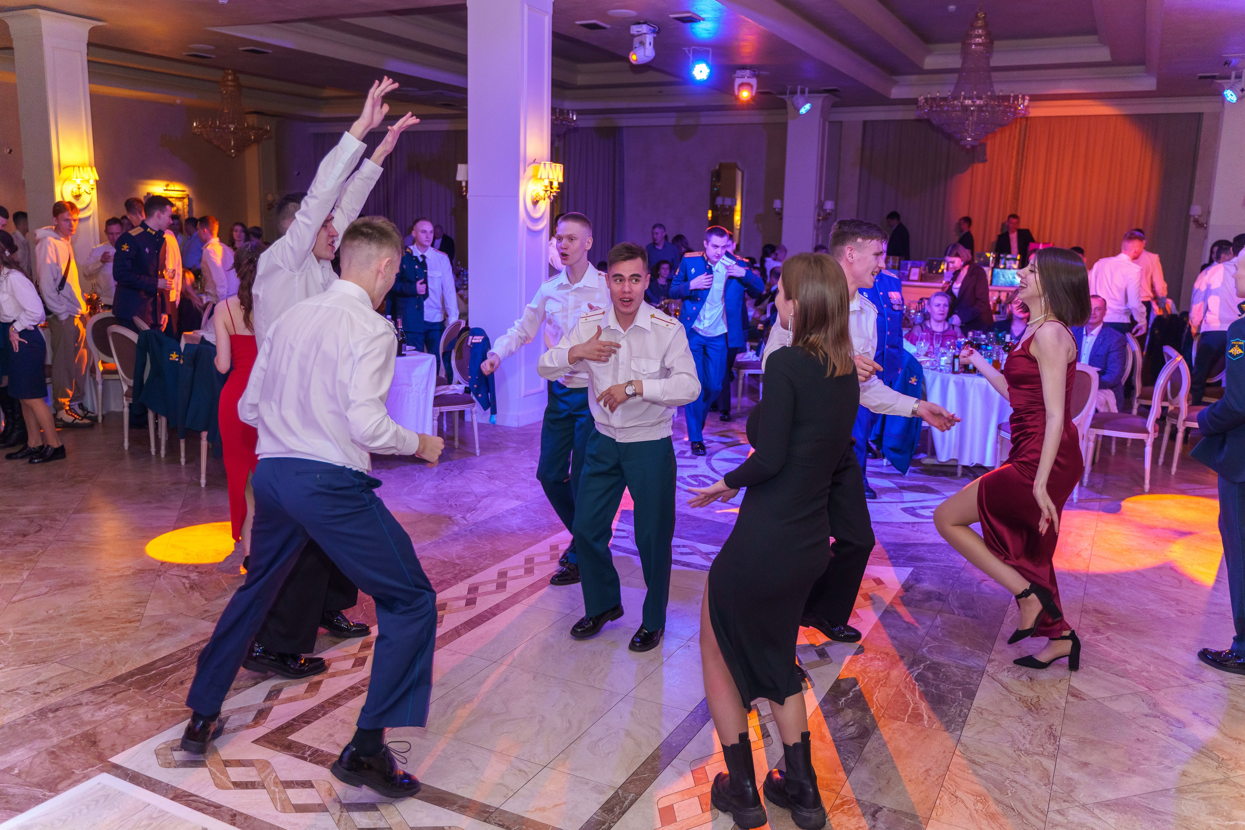 Фотосъемка выпуска военной академии и вручение дипломов