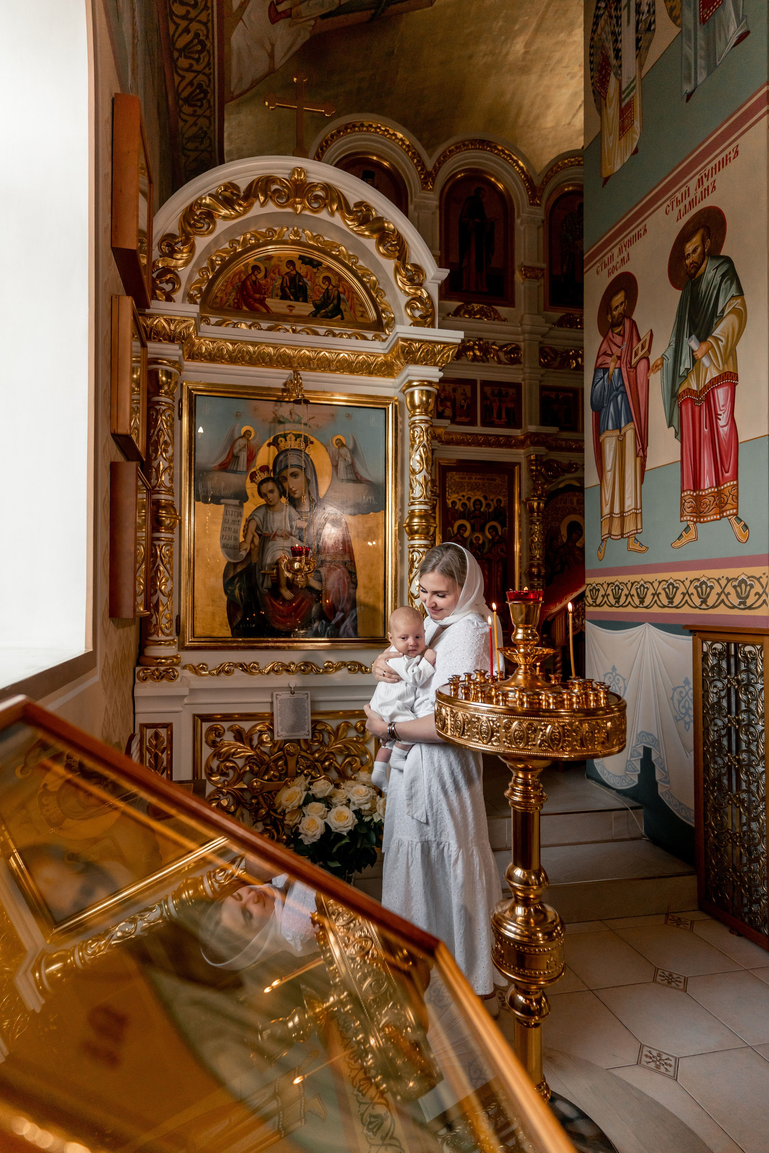 Крещение в храме Александра Невского Видное. Фотограф \ Видеограф на Крещение, Венчание Москва| Семейные съемки