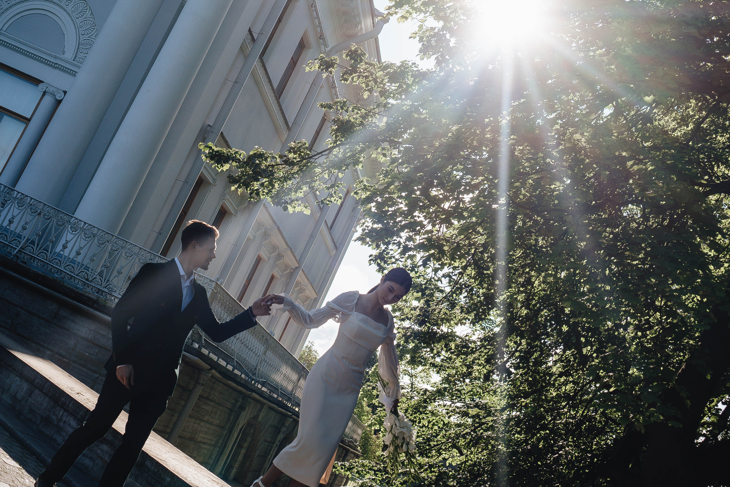 СВАДЕБНАЯ СЬЕМКА НА РАССВЕТЕ НА ЕЛАГИНОМ ОСТОРОВЕ. Профессиональный фотограф, Санкт-Петербург — Виктория Богомолова