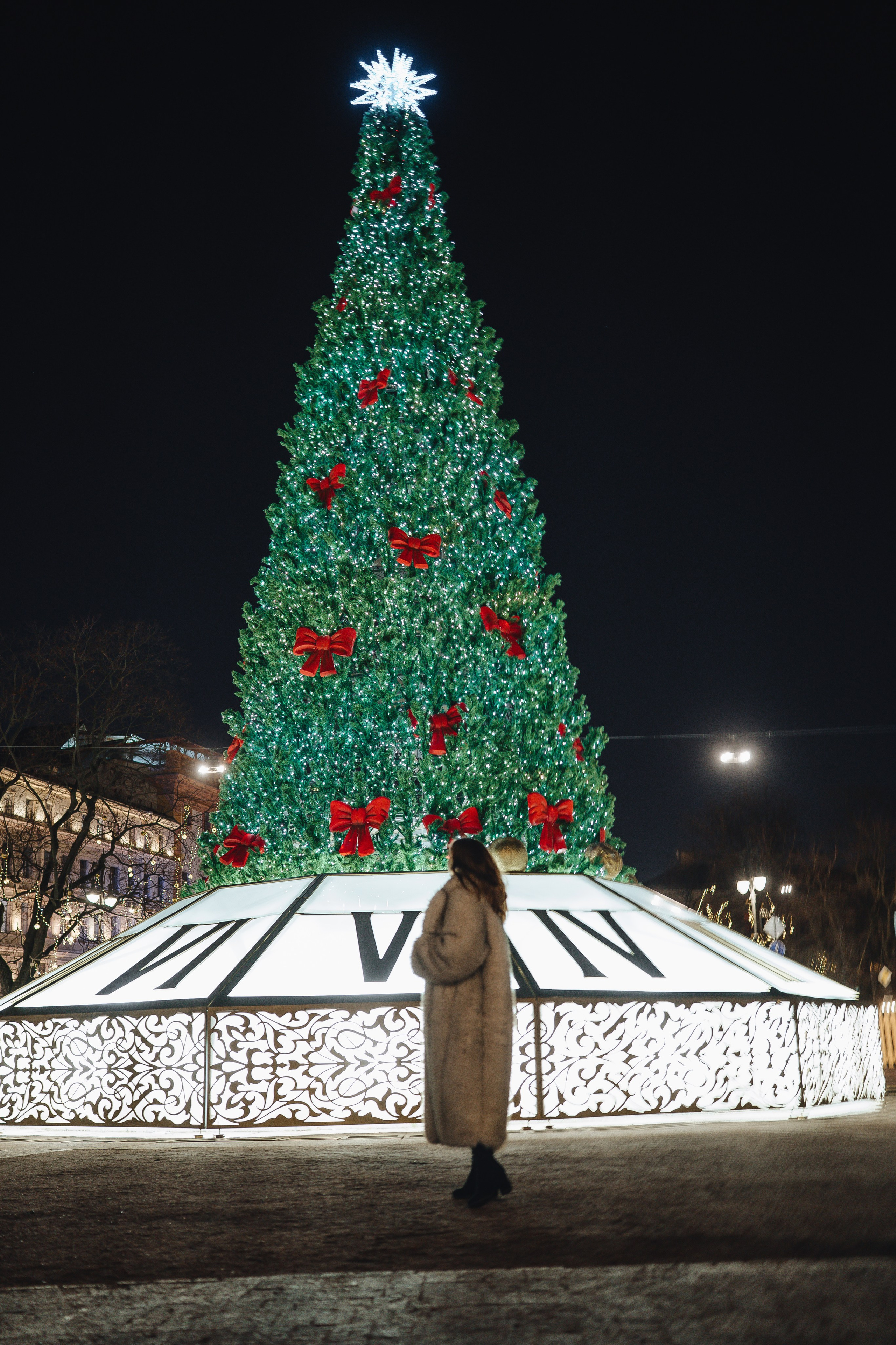ПРОГУЛКА НА МАНЕЖНОЙ ПЛОЩАДИ ДЛЯ ДЕВУШКИ ПЕРЕД НОВЫМ ГОДОМ (НОВОГОДНЯЯ ФОТОСЕССИИЯ НА МАНЕЖНОЙ ПЛОЩАДИ). Профессиональный фотограф, Санкт-Петербург — Виктория Богомолова