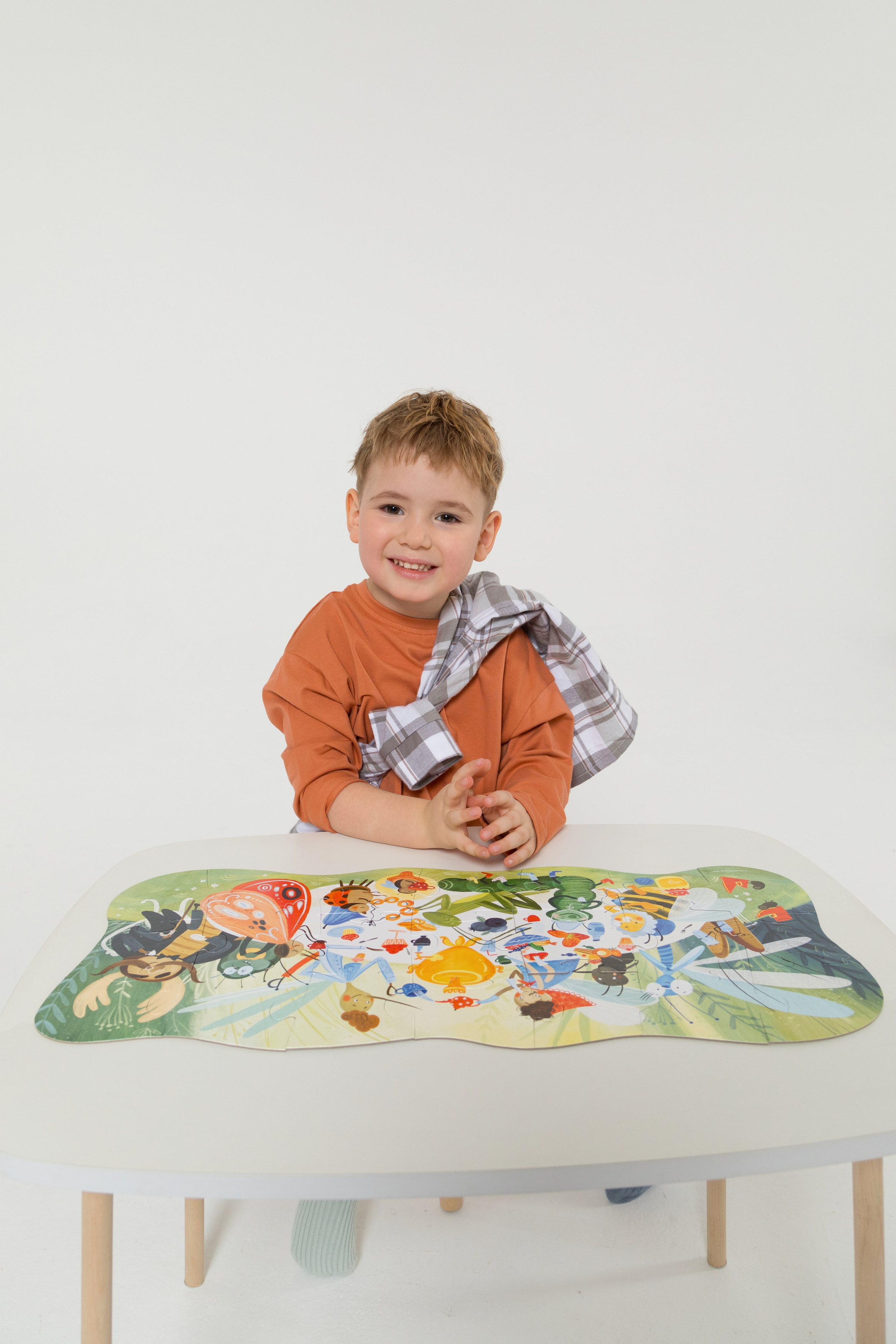 Имиджевая и каталожная съёмка для бренда детских пазлов. Детский и контент фотограф Надя Волкова Санкт-Петербург