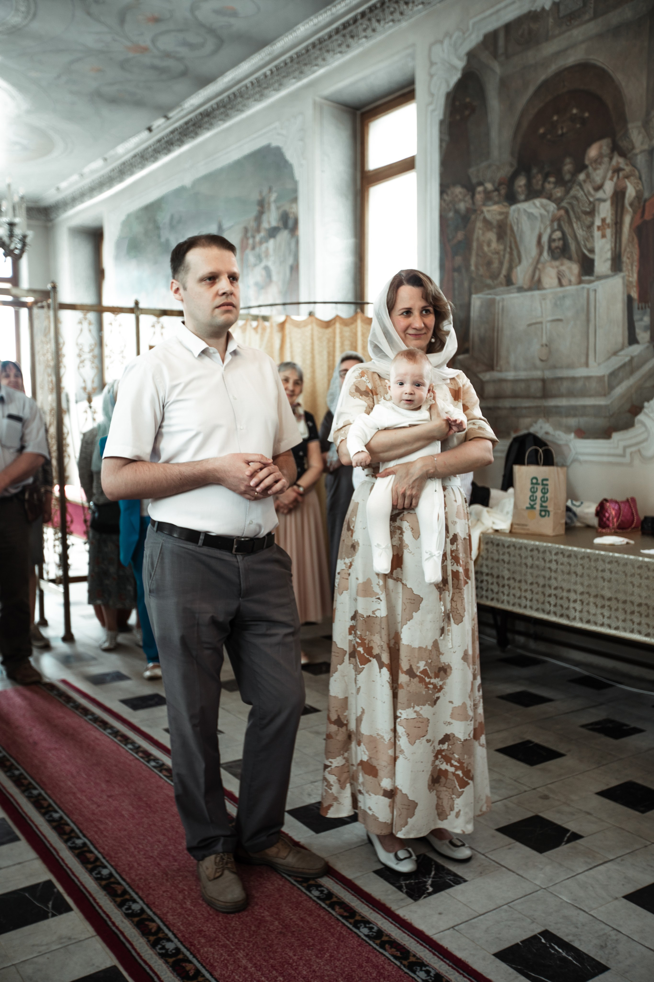 Крещение Николая в Елоховском Соборе. Фотосессии в Москве - фотограф Неонилла Ленко