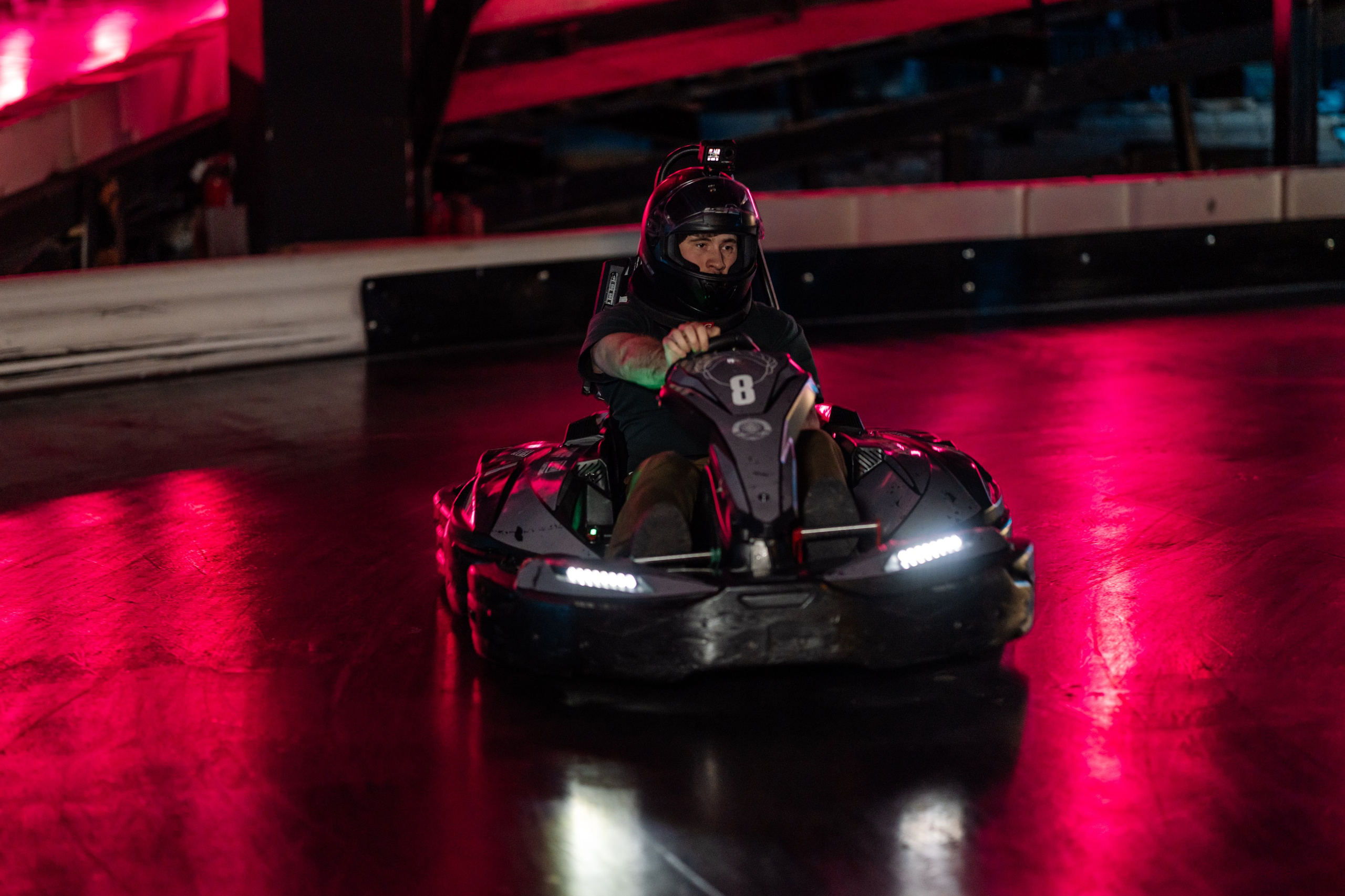 Спортивная съёмка картинга