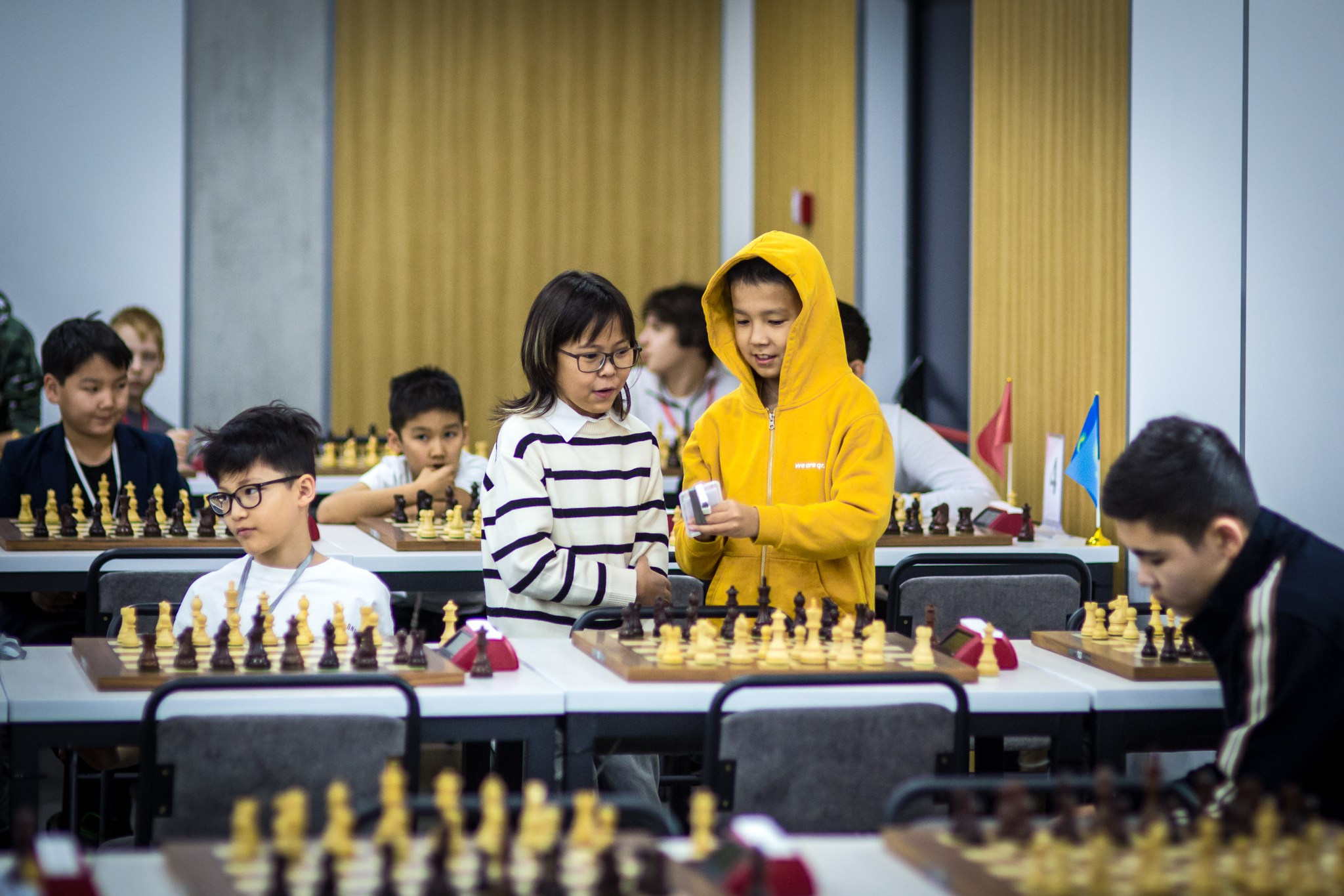 2025.02.02 KAZAKHMYS Youth Team Chess CUP 2025 — Day2_rapid. Фотограф Анна Штурман (репортажная съёмка любых событий и мероприятий) Anna Shtourman photographer