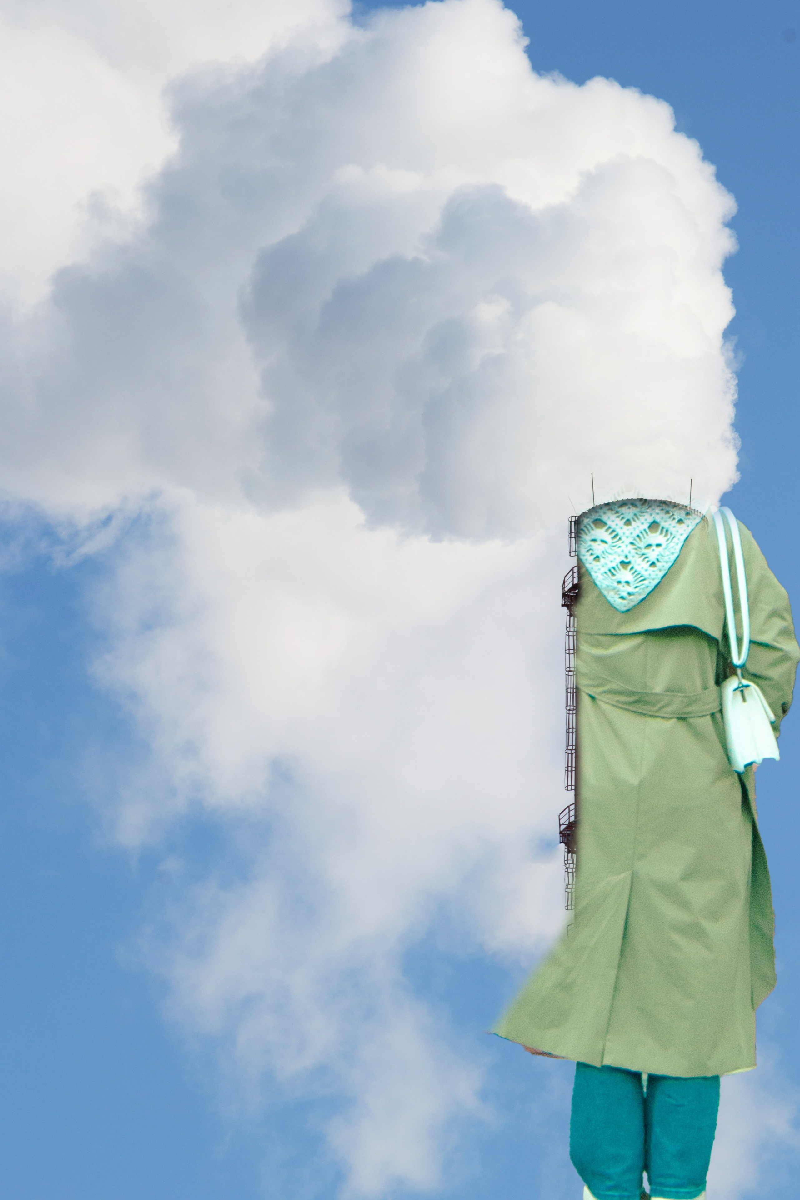 дым, коллаж, фотография, тренч, фотограф, art, photographer, collage, artist, nft, china, Хабаровск