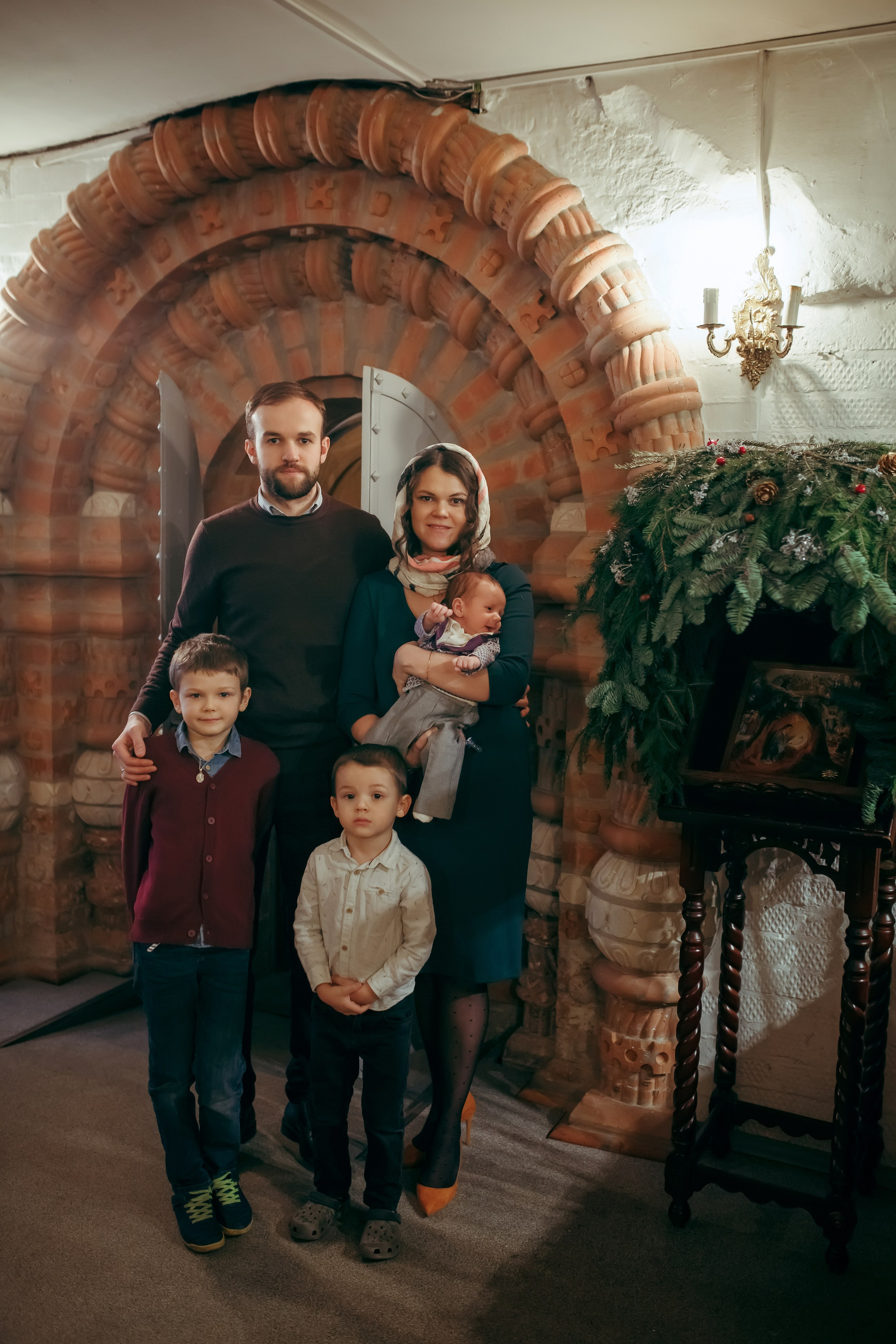 Крещение Саввы. Фотограф на Крещение, семейный фотограф в Москве