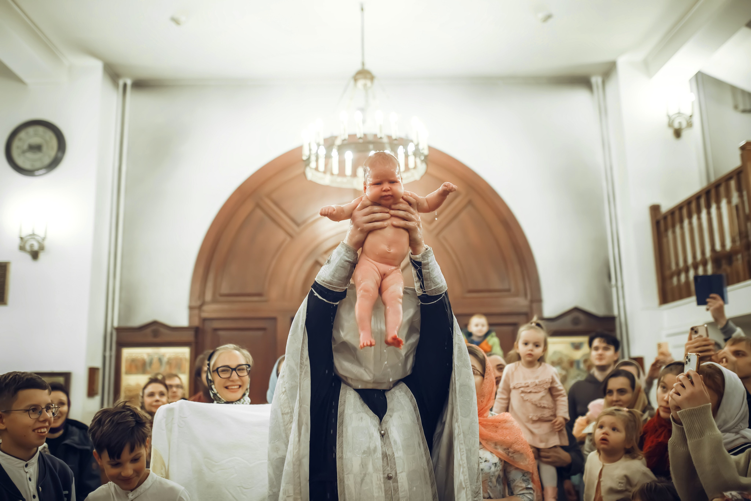 Крещение Анны. Фотограф на Крещение, семейный фотограф в Москве