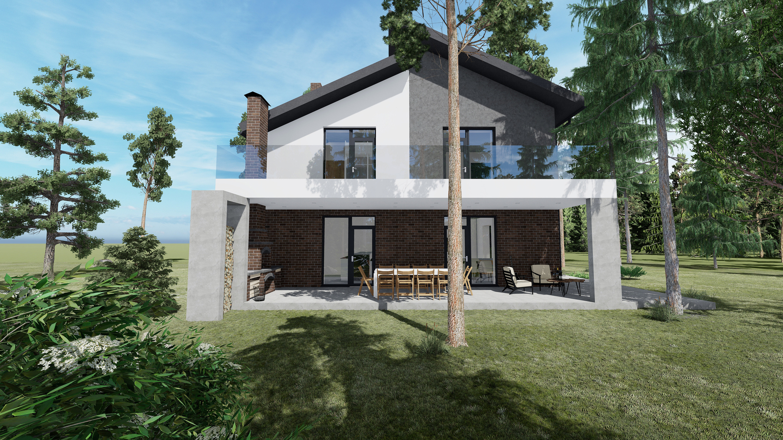 Коттедж3. Дизайн интерьеров Краснодар