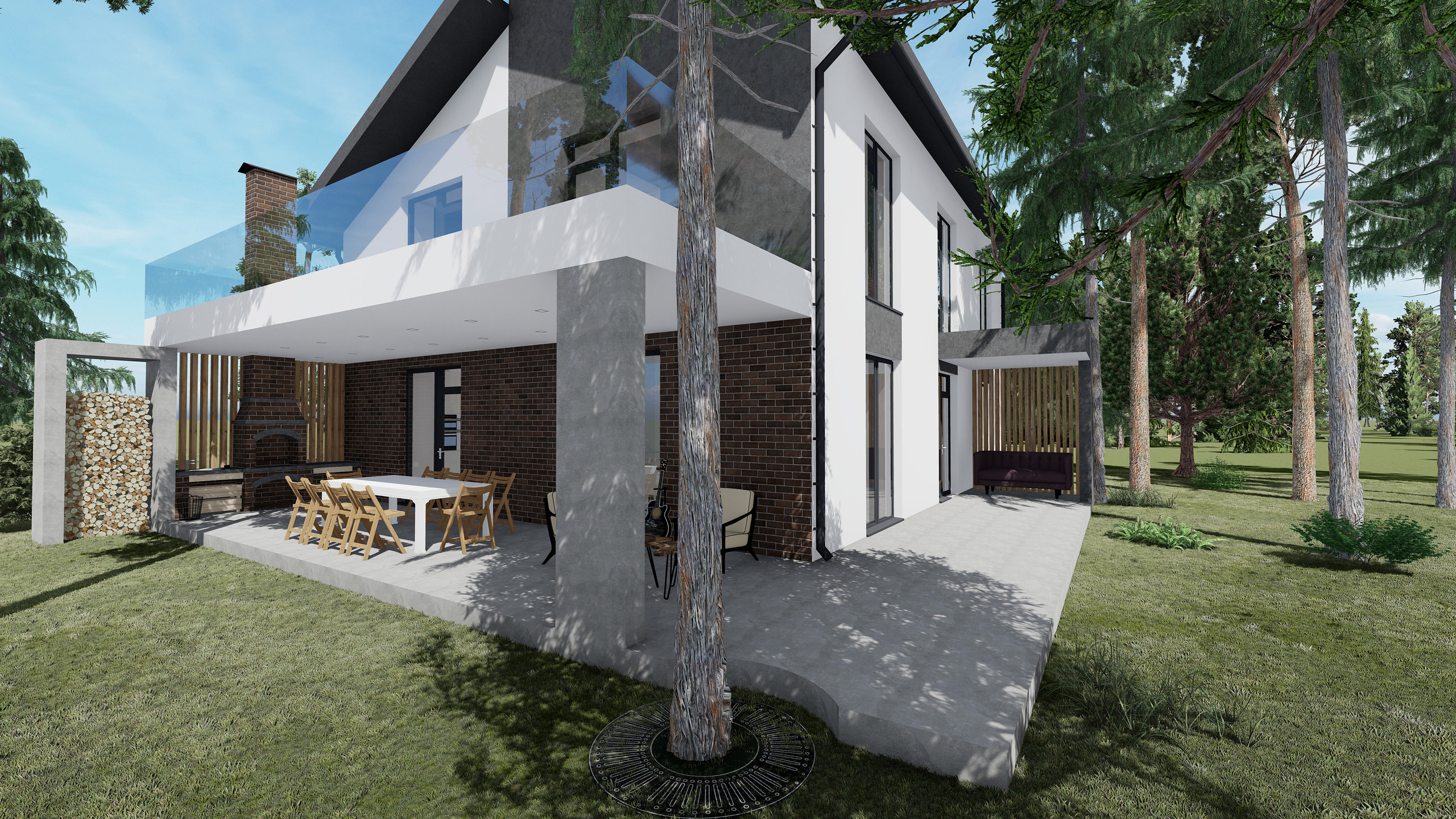 Коттедж3. Дизайн интерьеров Краснодар