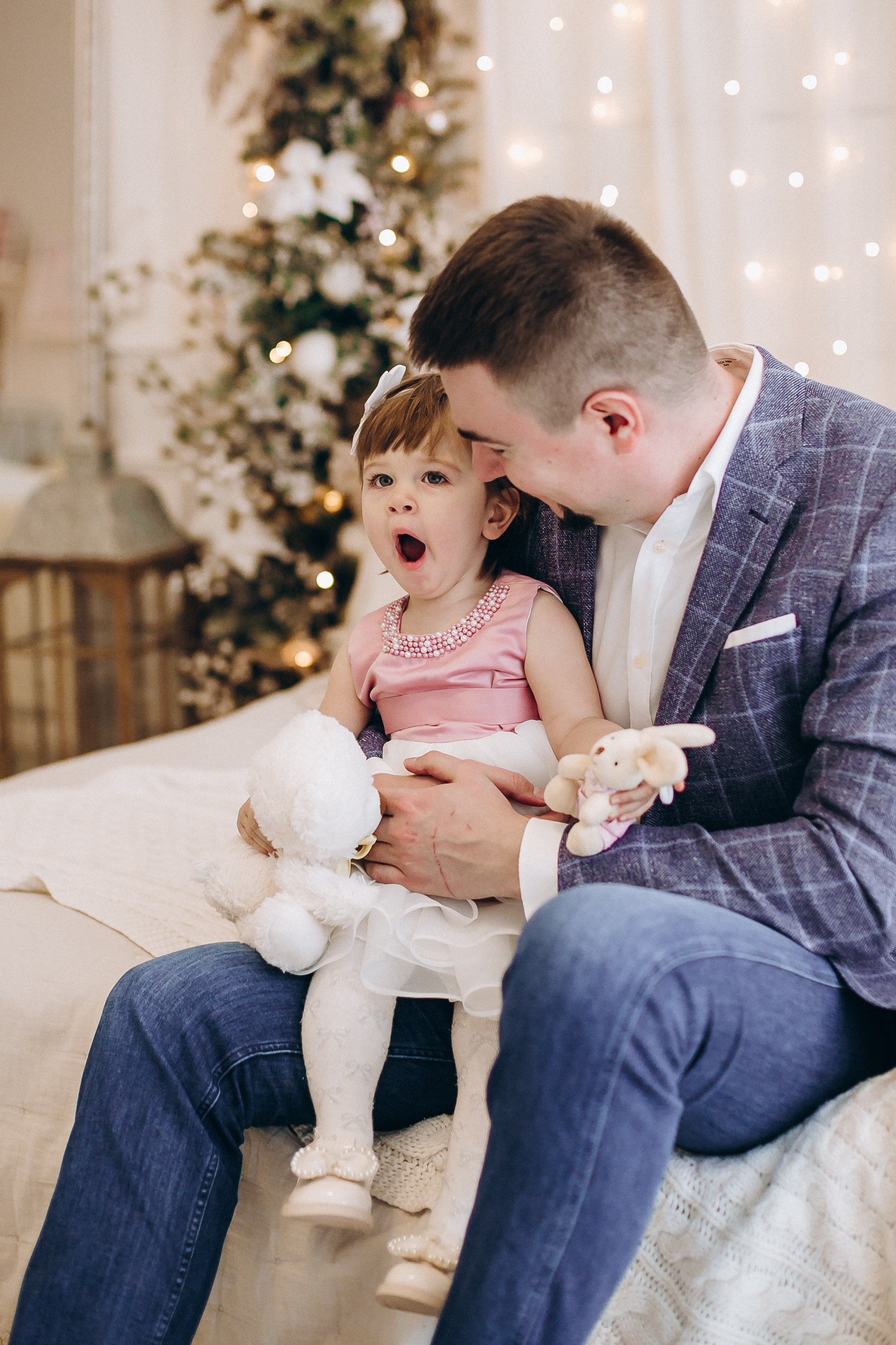 Новогодняя фотосессия в студии. Семейный, детский и школьный фотограф в Москве Рудницкая Анна