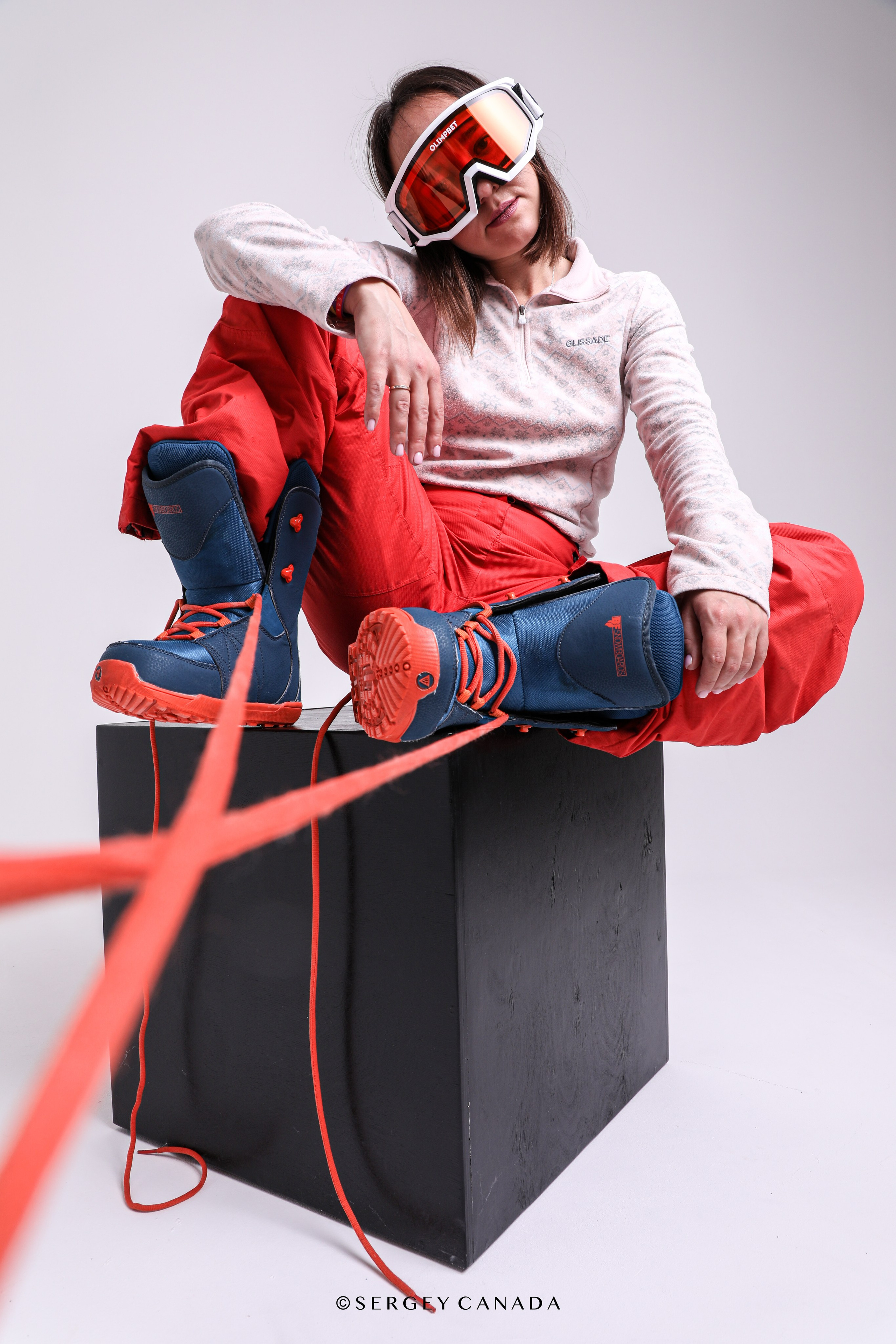 Алина и сноуборд