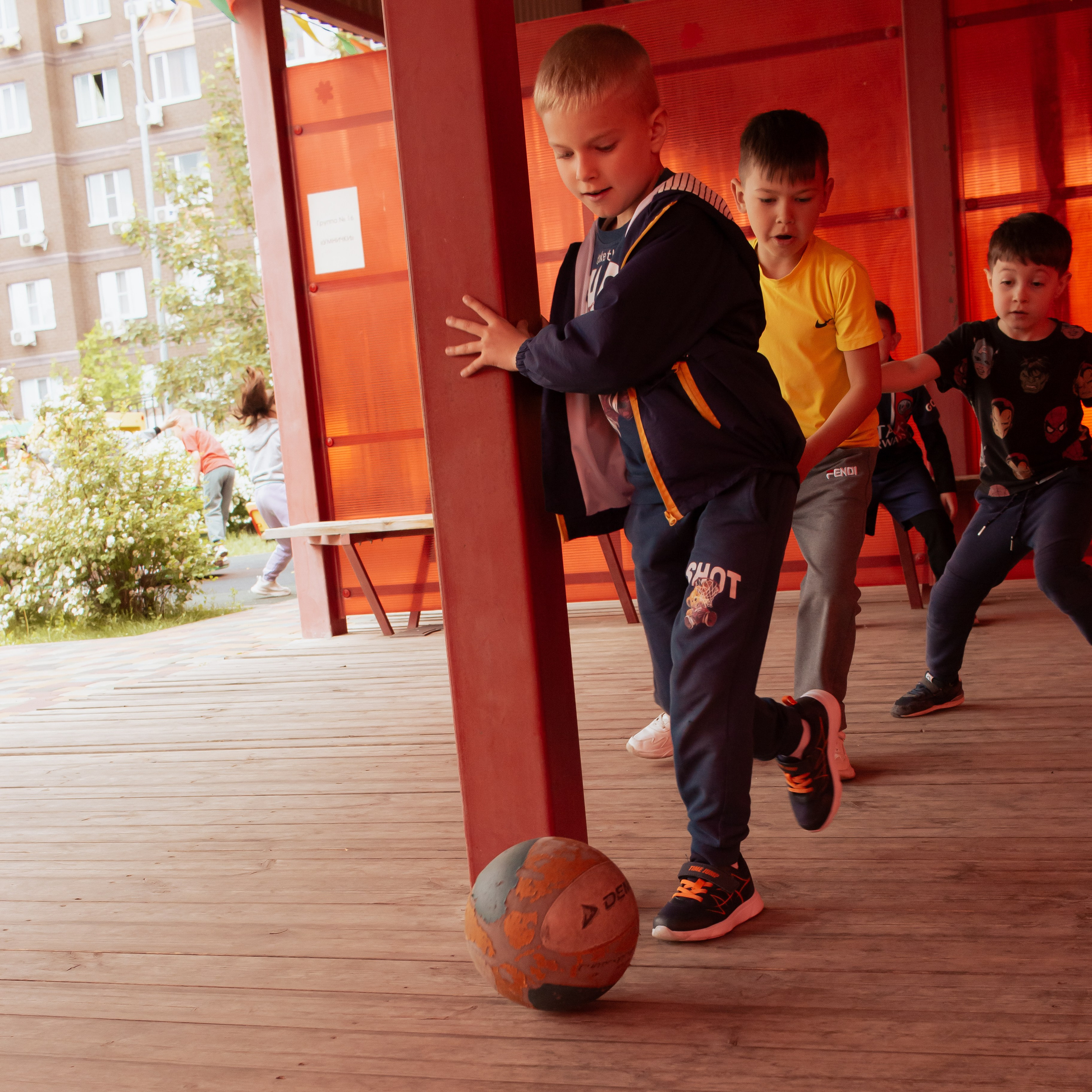Прогулка в детском саду. Анна Беликова — Семейный и портретный фотограф Ростов-на-Дону