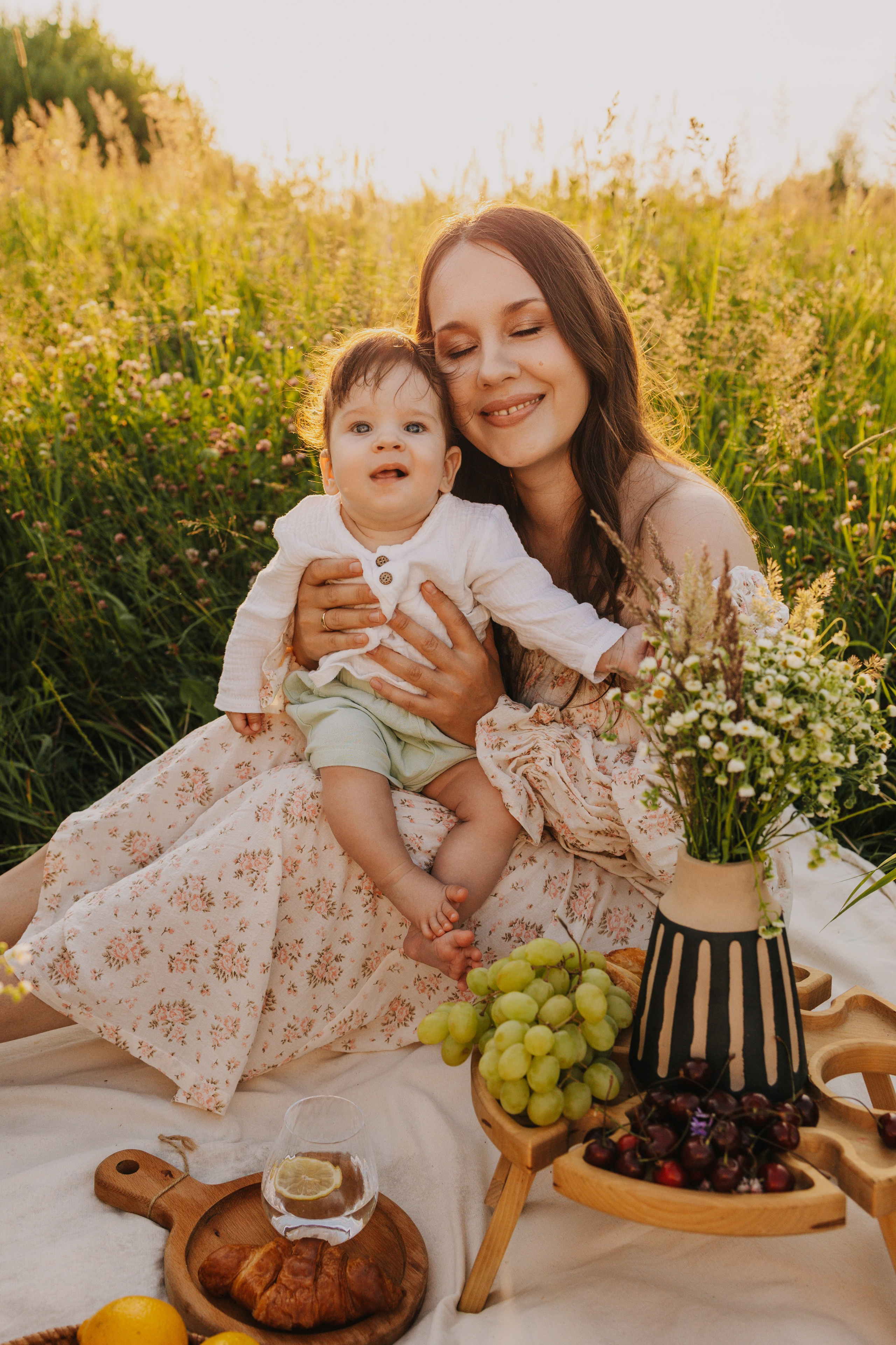 Семейный Пикник: Летняя Съемка