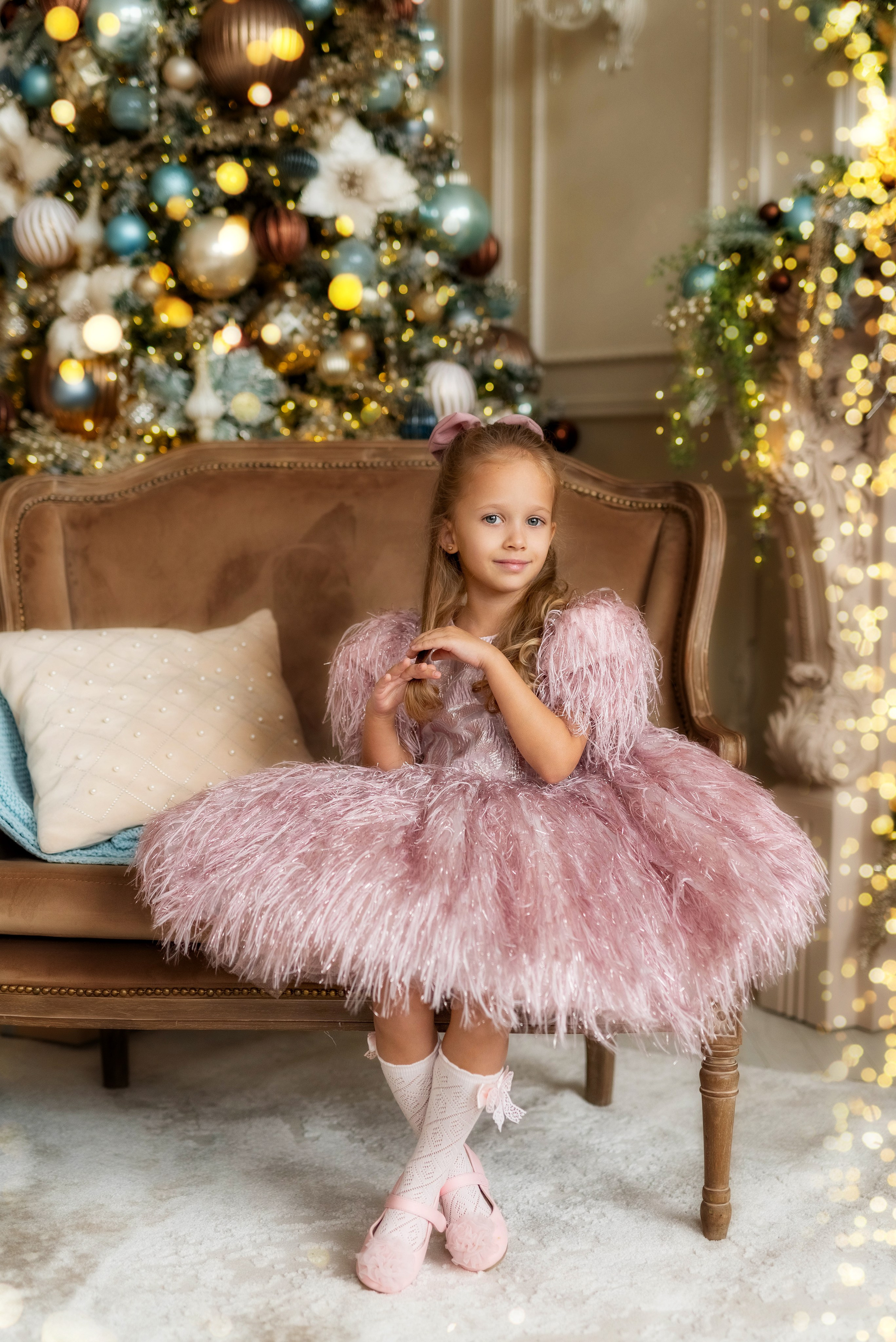 Новогодняя семейная фотосессия. Семейный, детский фотограф в Воронеже Анна Никитина