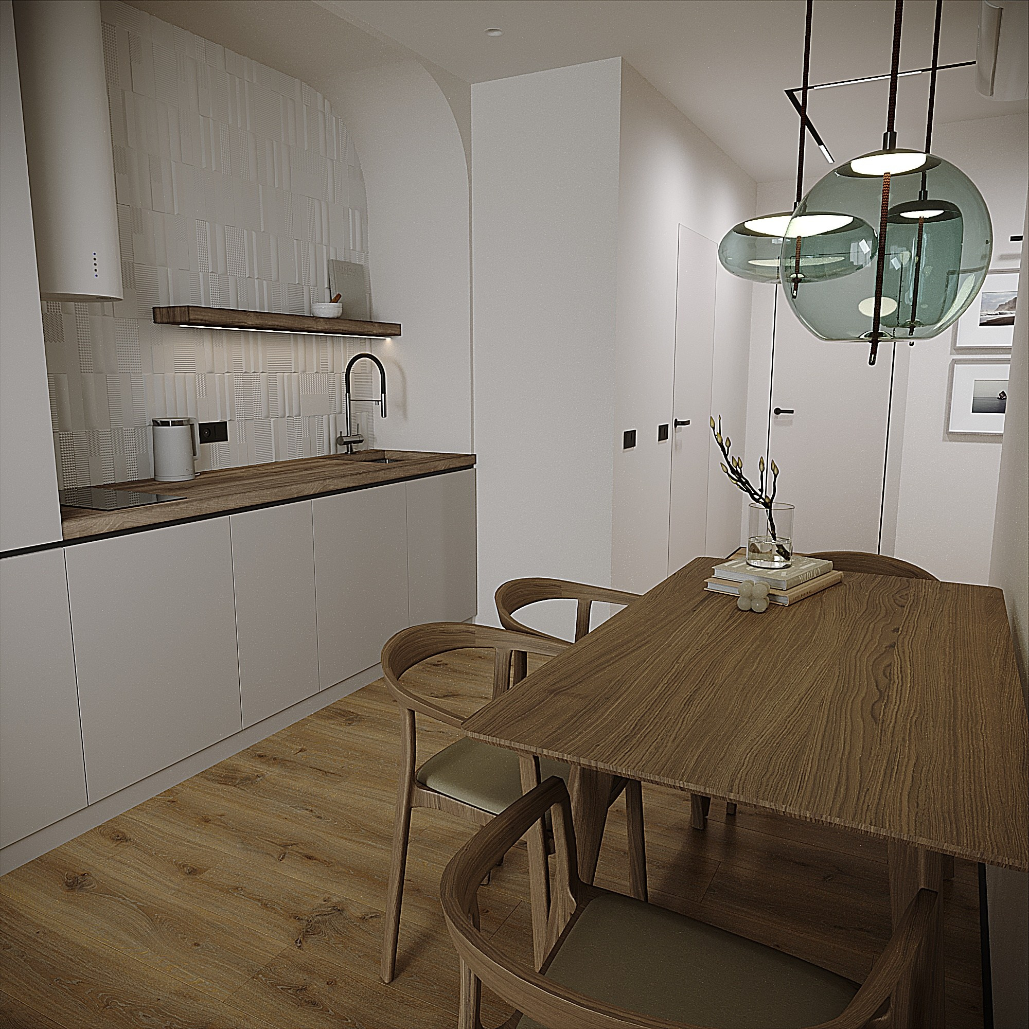 Квартира в стиле джапанди. Lina architector | Дизайн интерьера