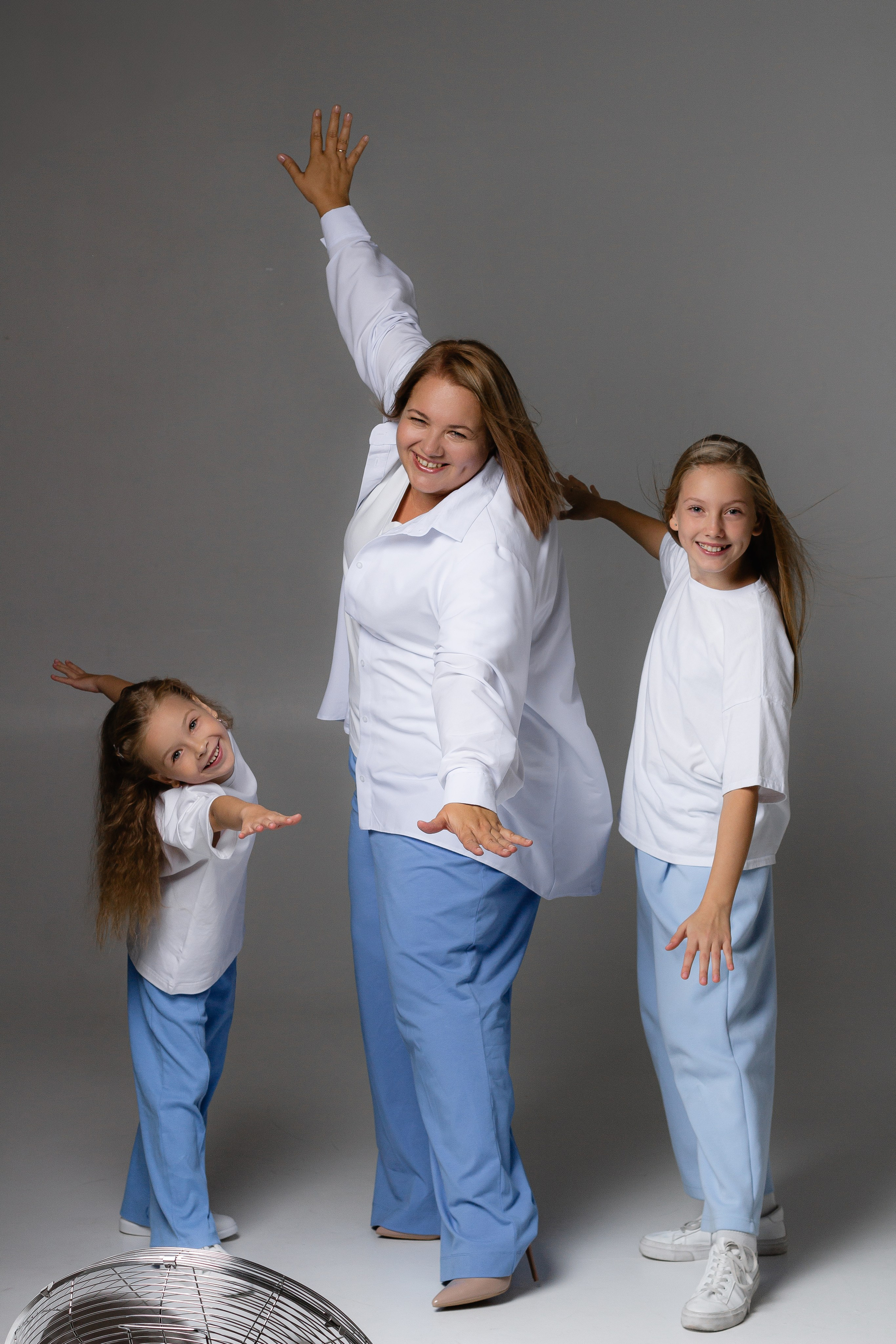 Наталья и дочки. Женский фотограф в Москве Камила Бакаева