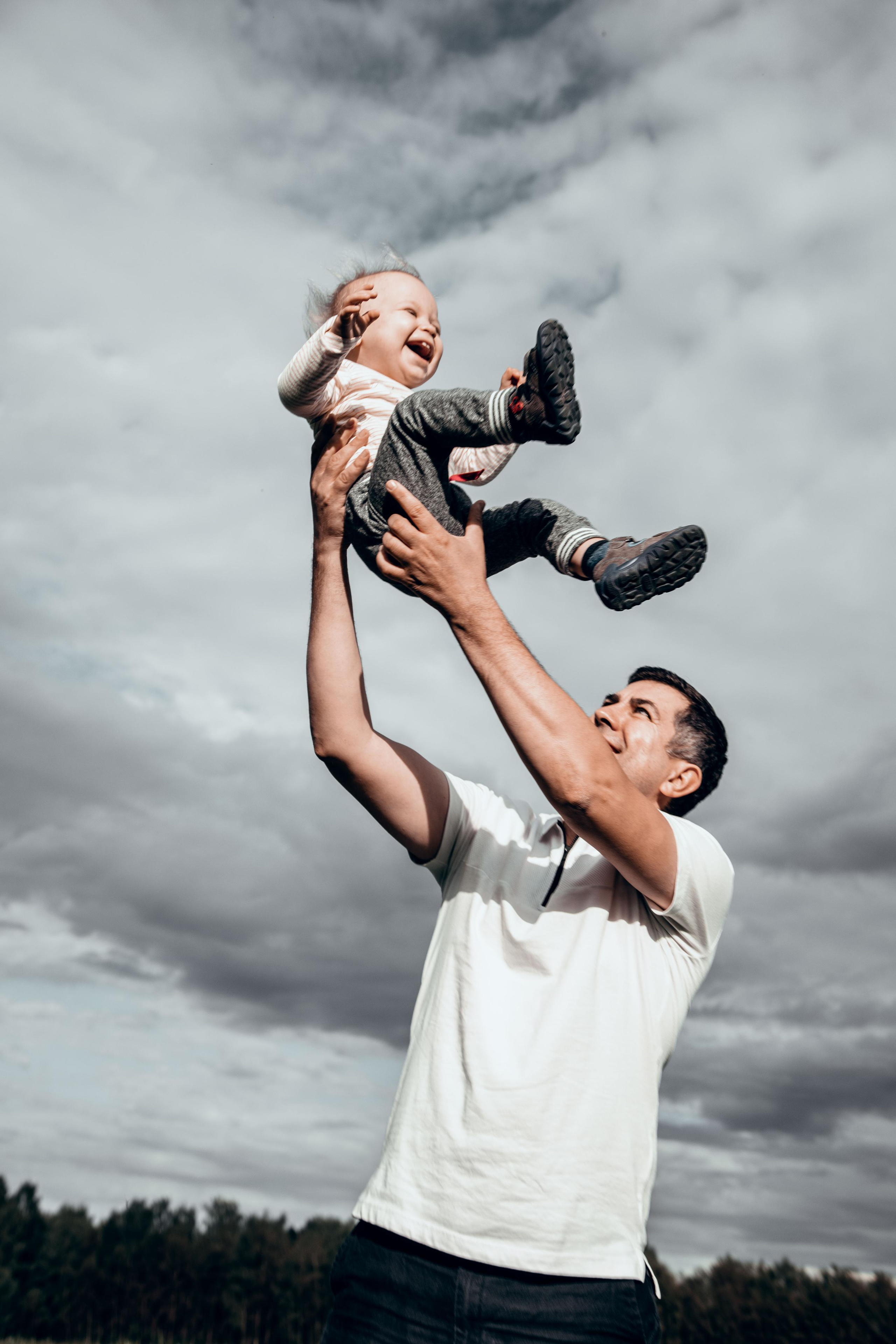 Italian family. Home