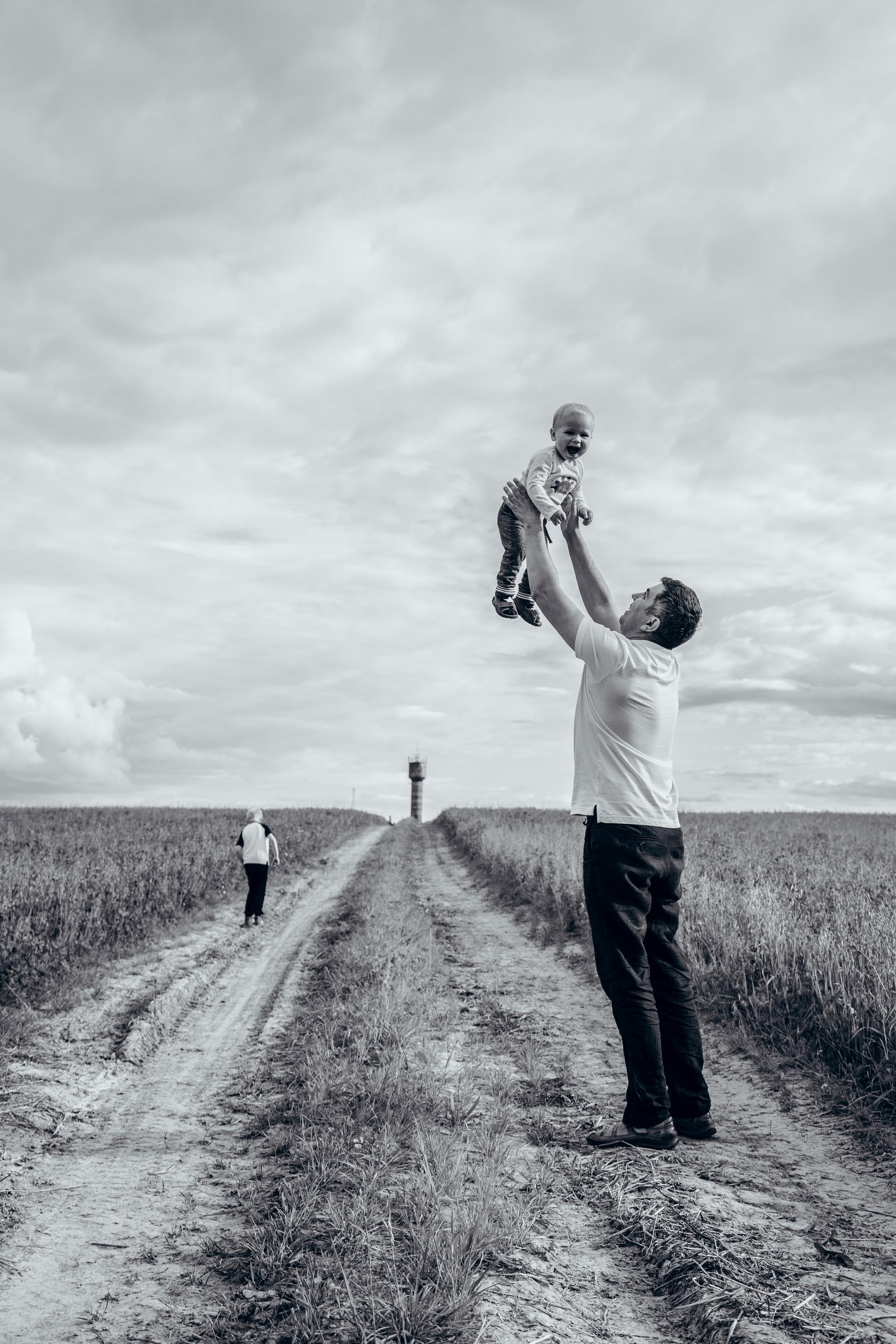 Italian family. Home