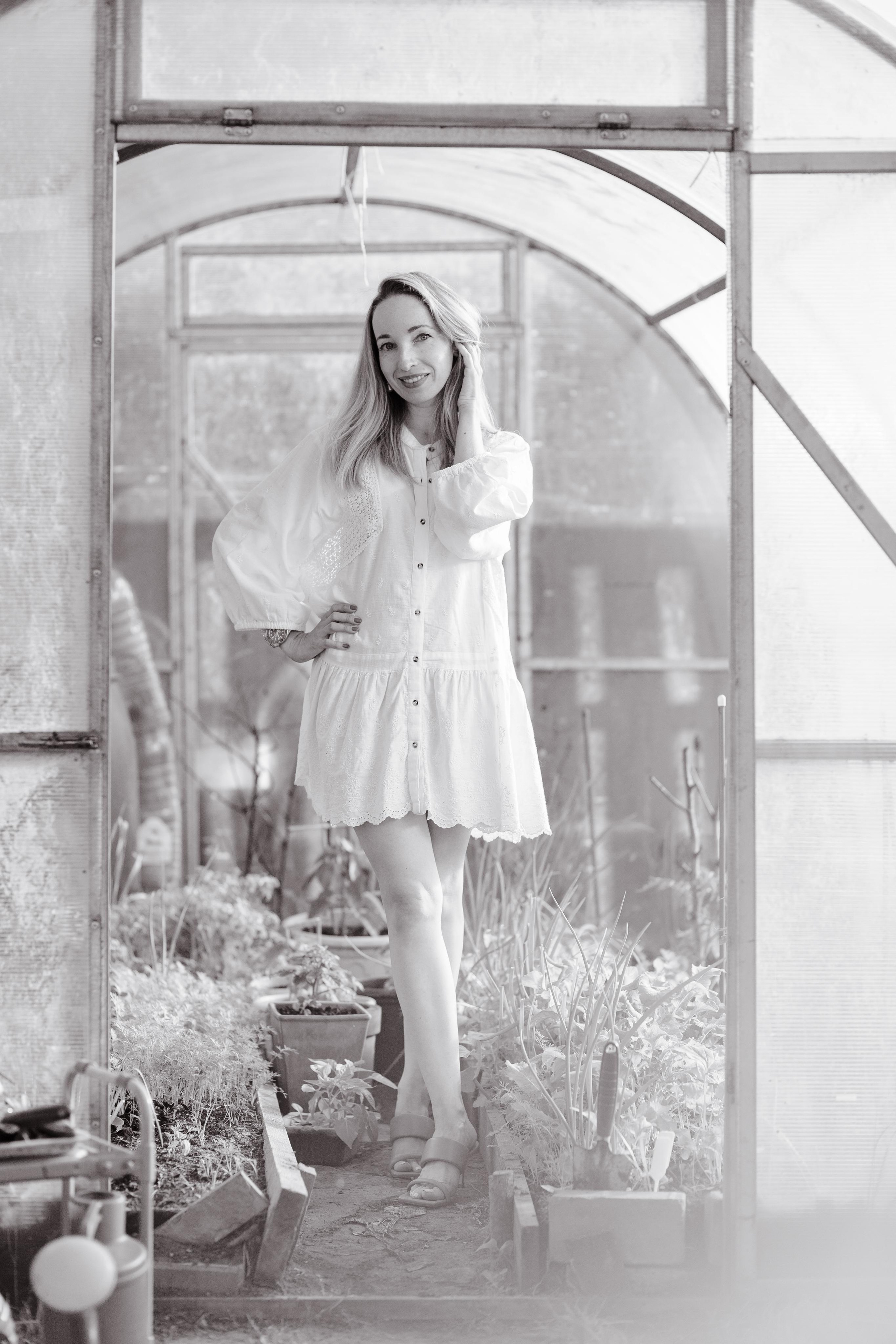 Apple trees in bloom. Home