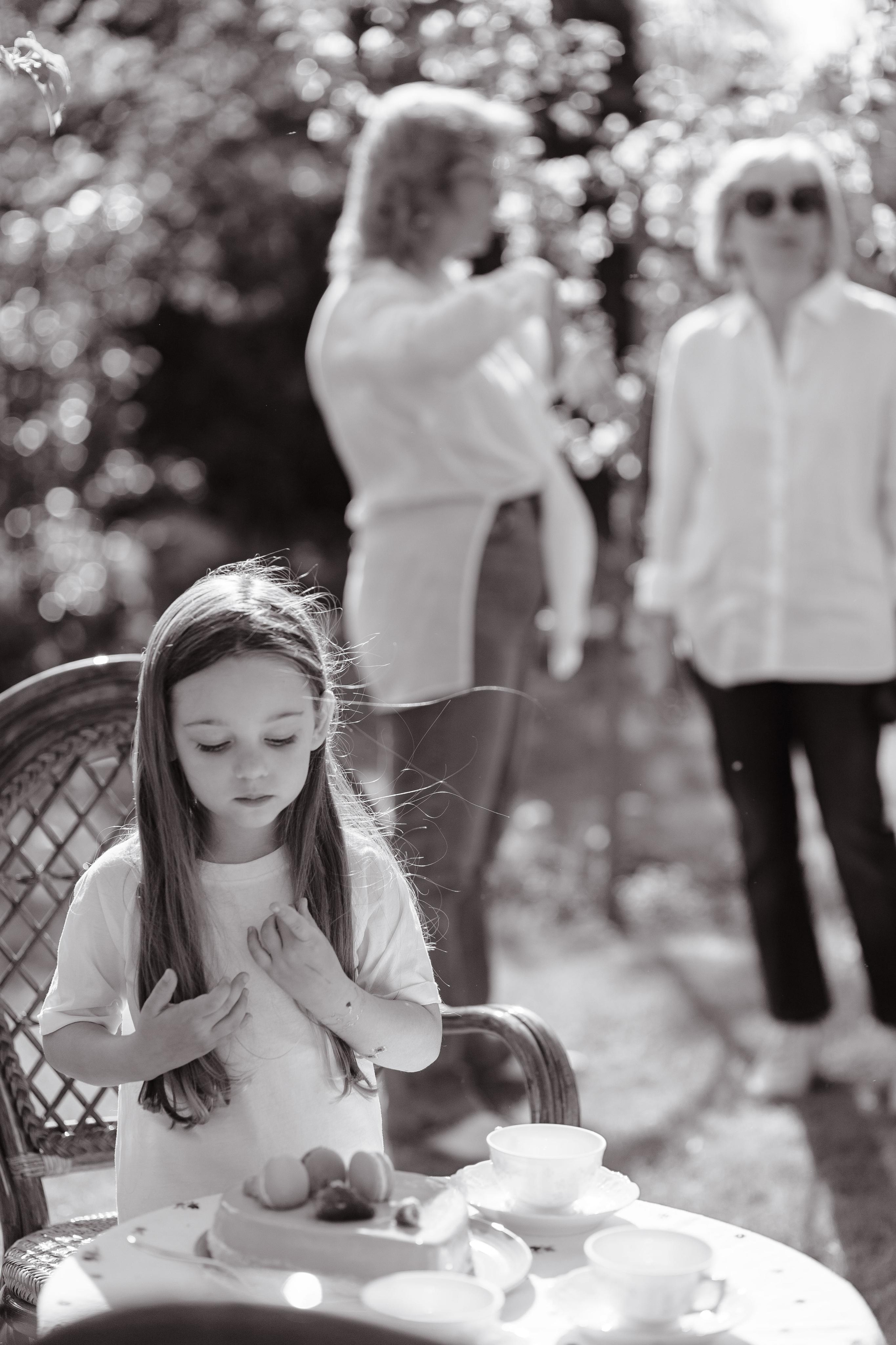 Apple trees in bloom. Home