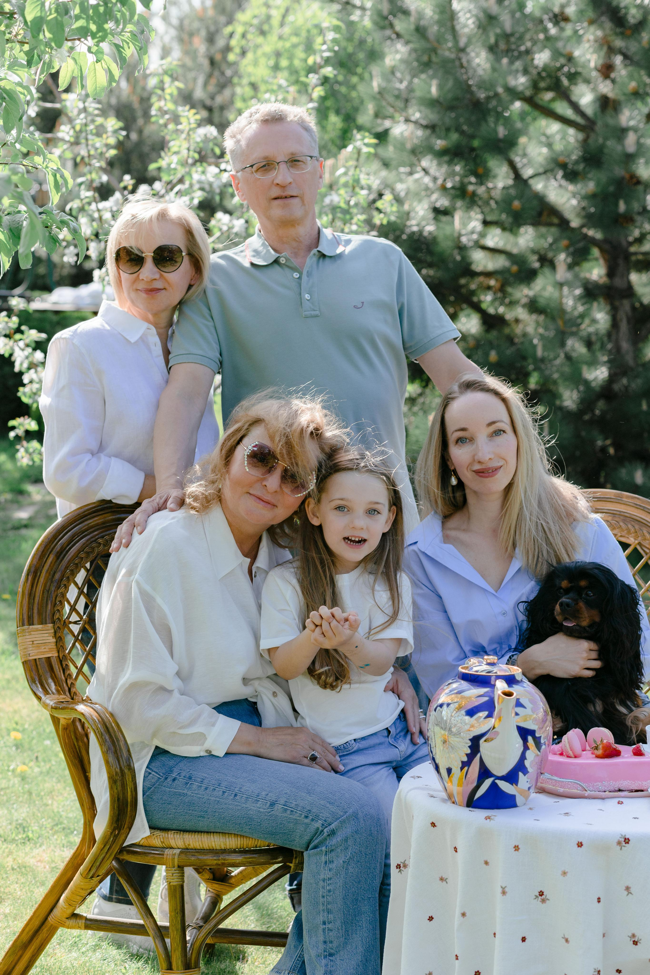 Apple trees in bloom. Home