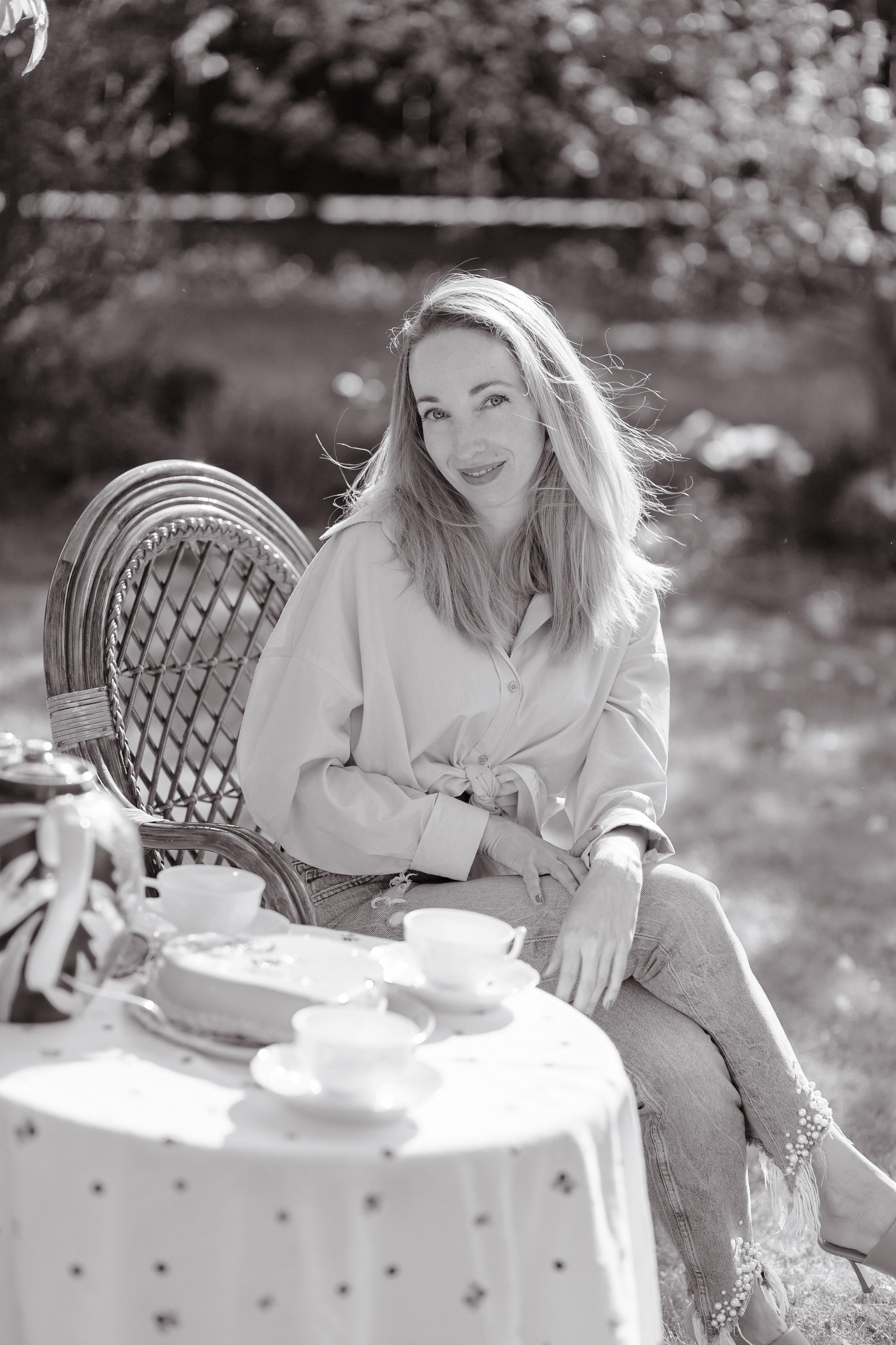 Apple trees in bloom. Home