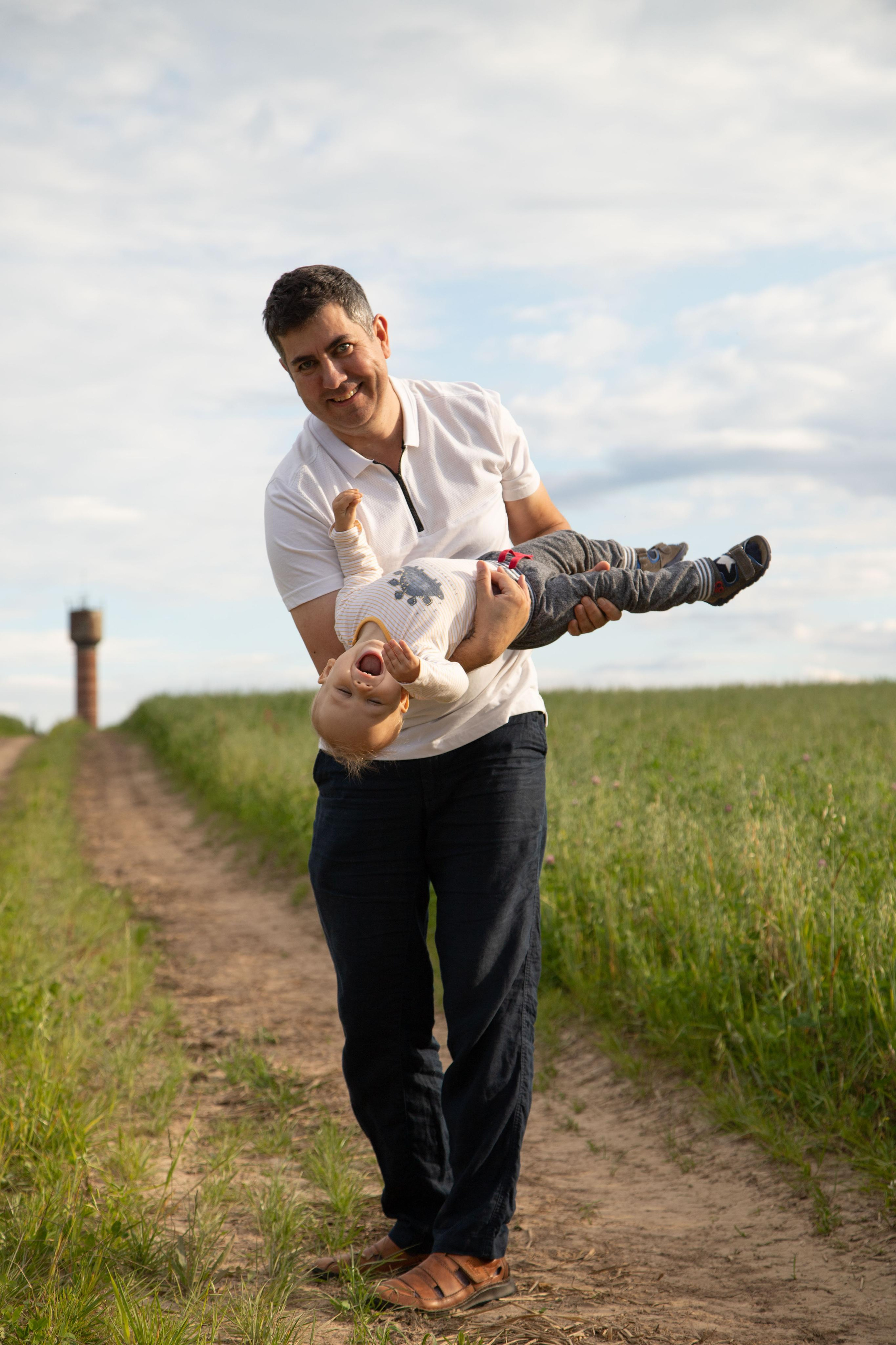 Italian family. Home