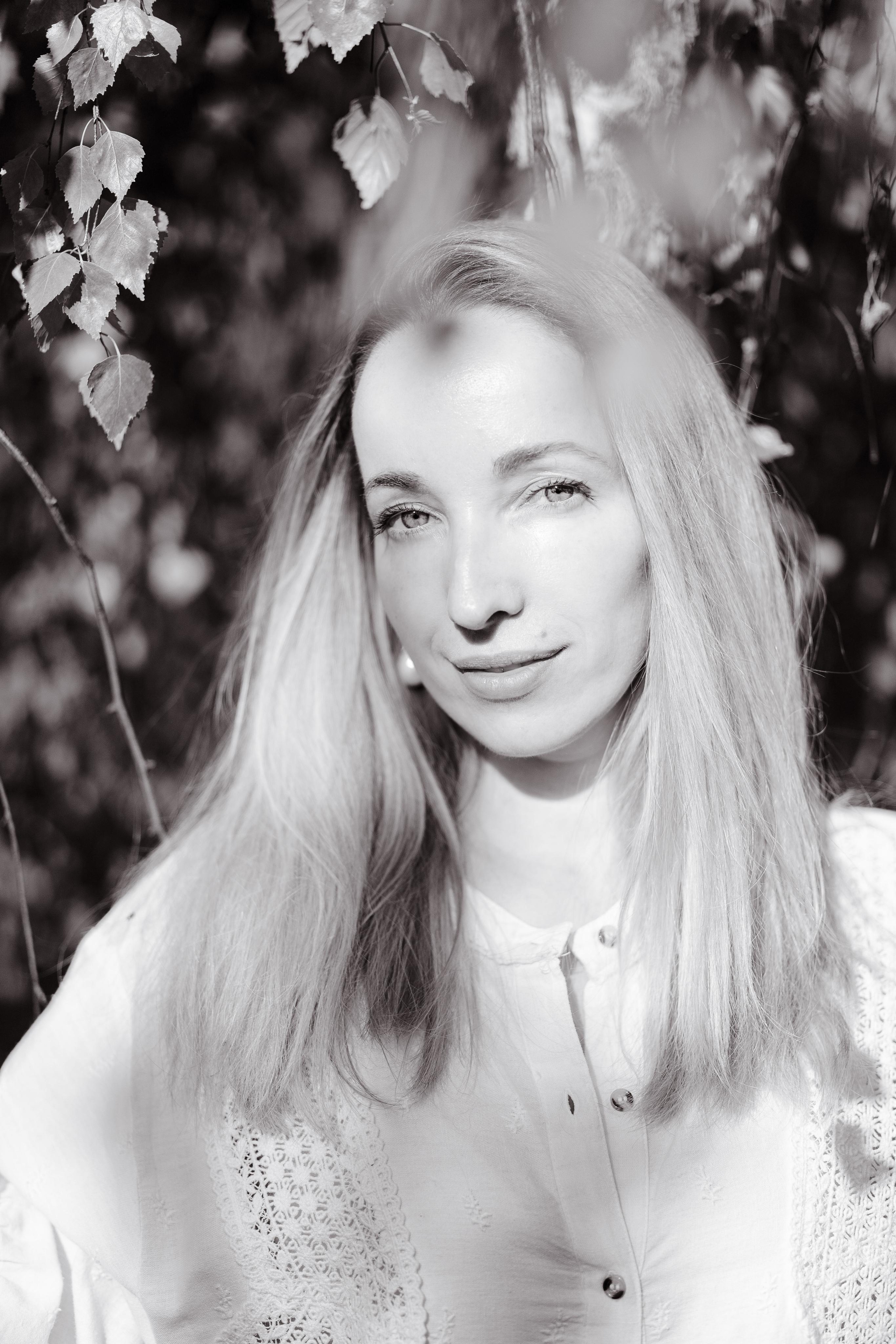 Apple trees in bloom. Home