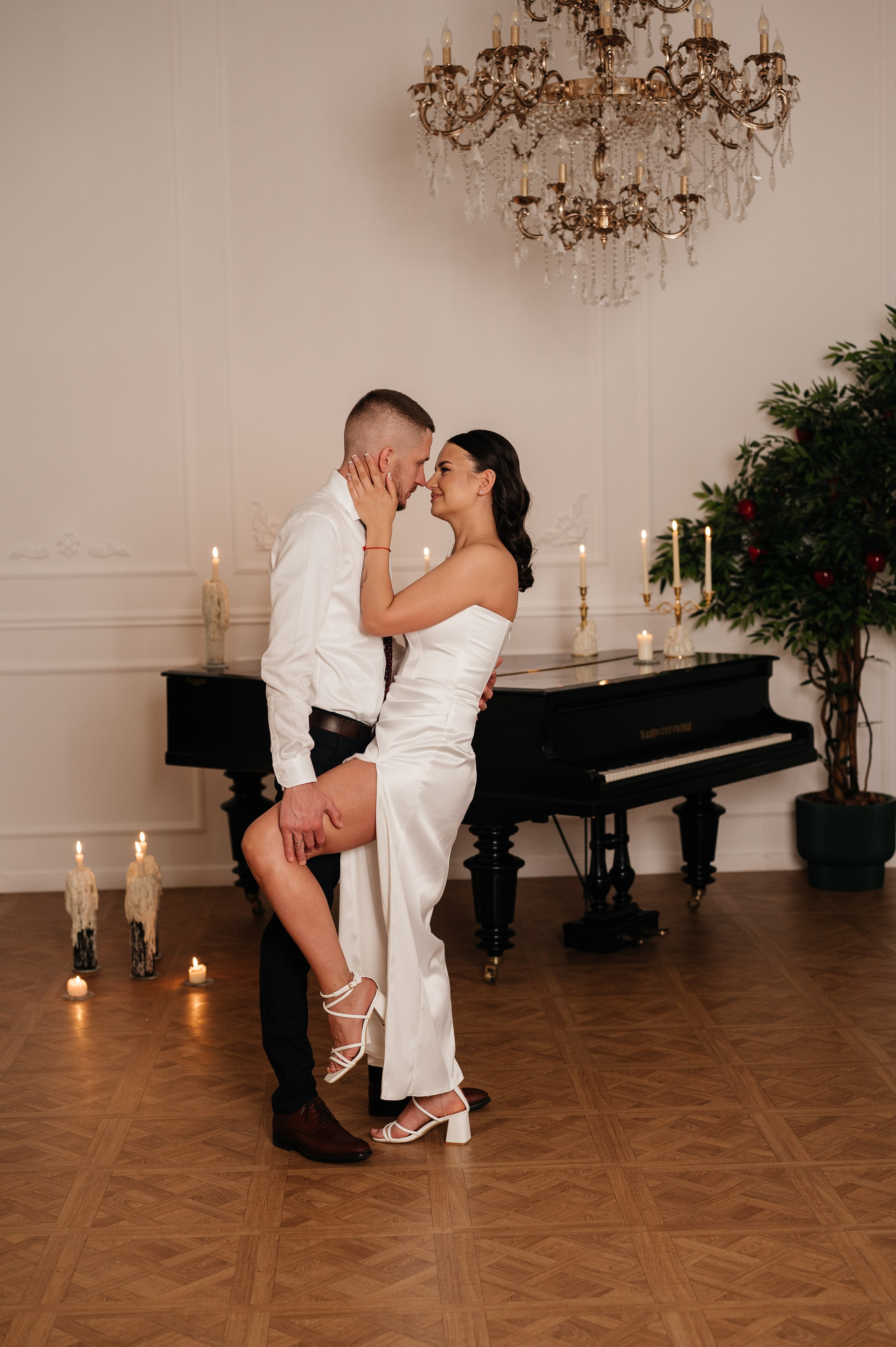 Свадебная фотосессия в студии. Свадебный и семейный фотограф в Краснодаре Алина Мельник