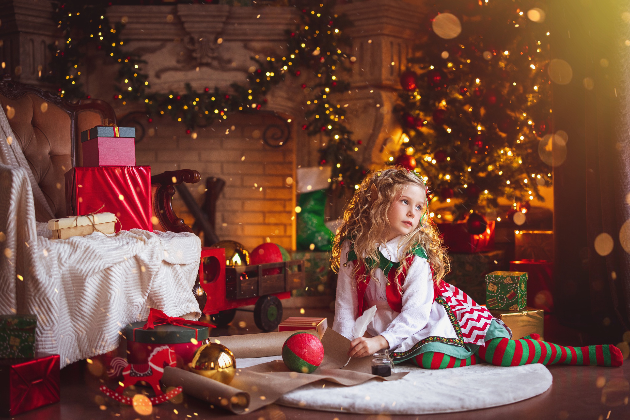 Новогодние ЭЛЬФЫ. Семейный и детский фотограф в Краснодаре Анна Трашкова