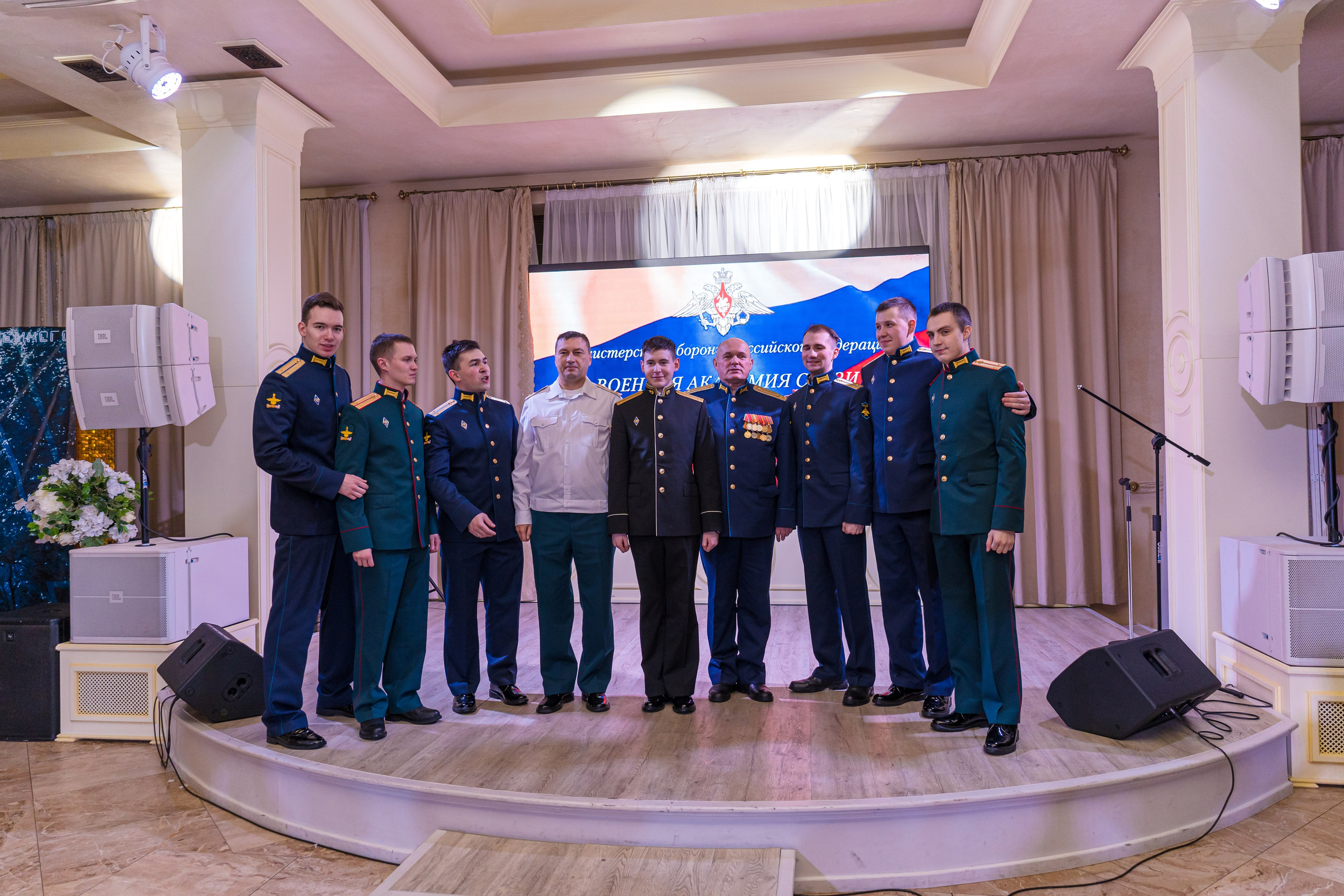 Фотосъемка выпуска военной академии и вручение дипломов