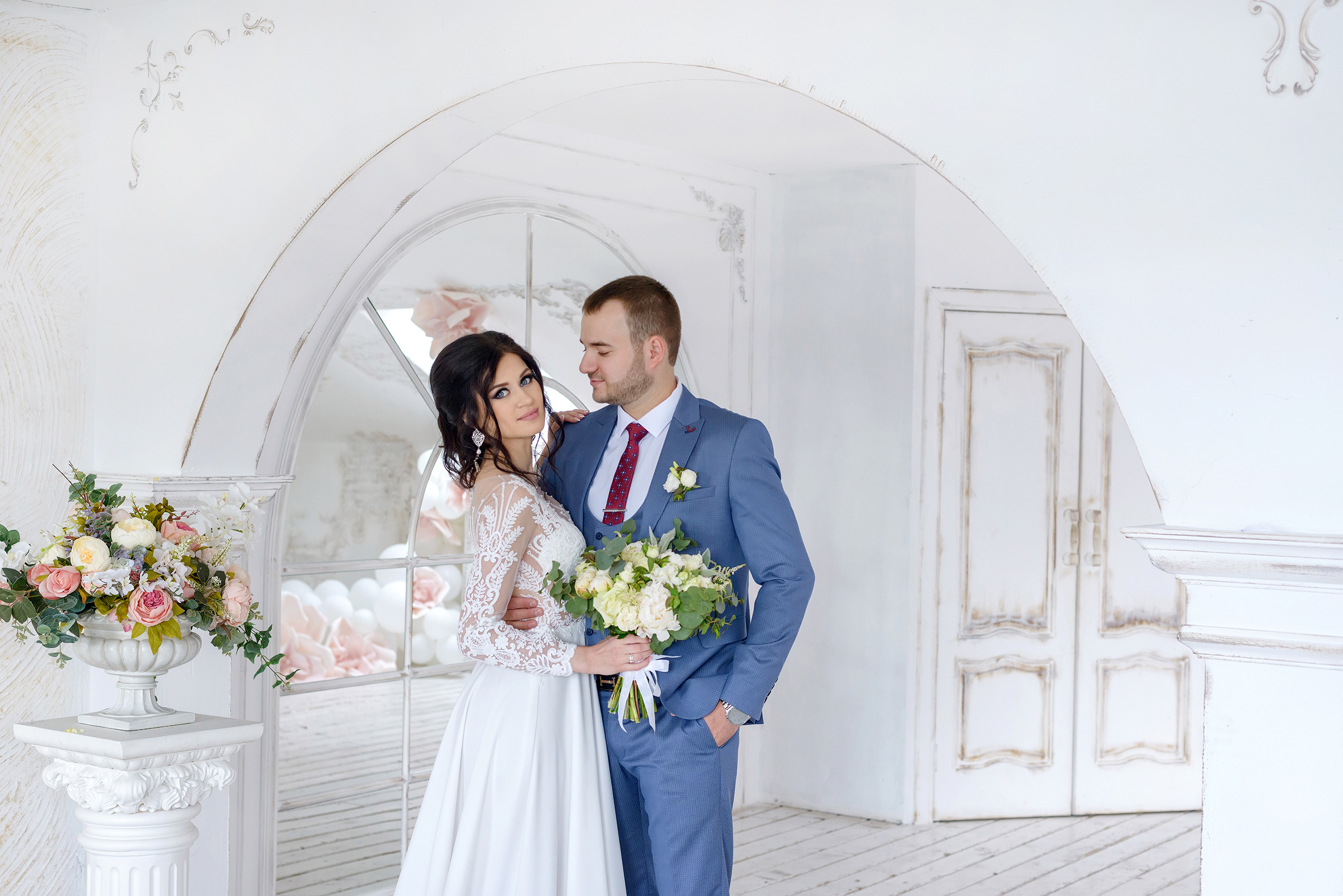 Свадебная фотосессия в студии