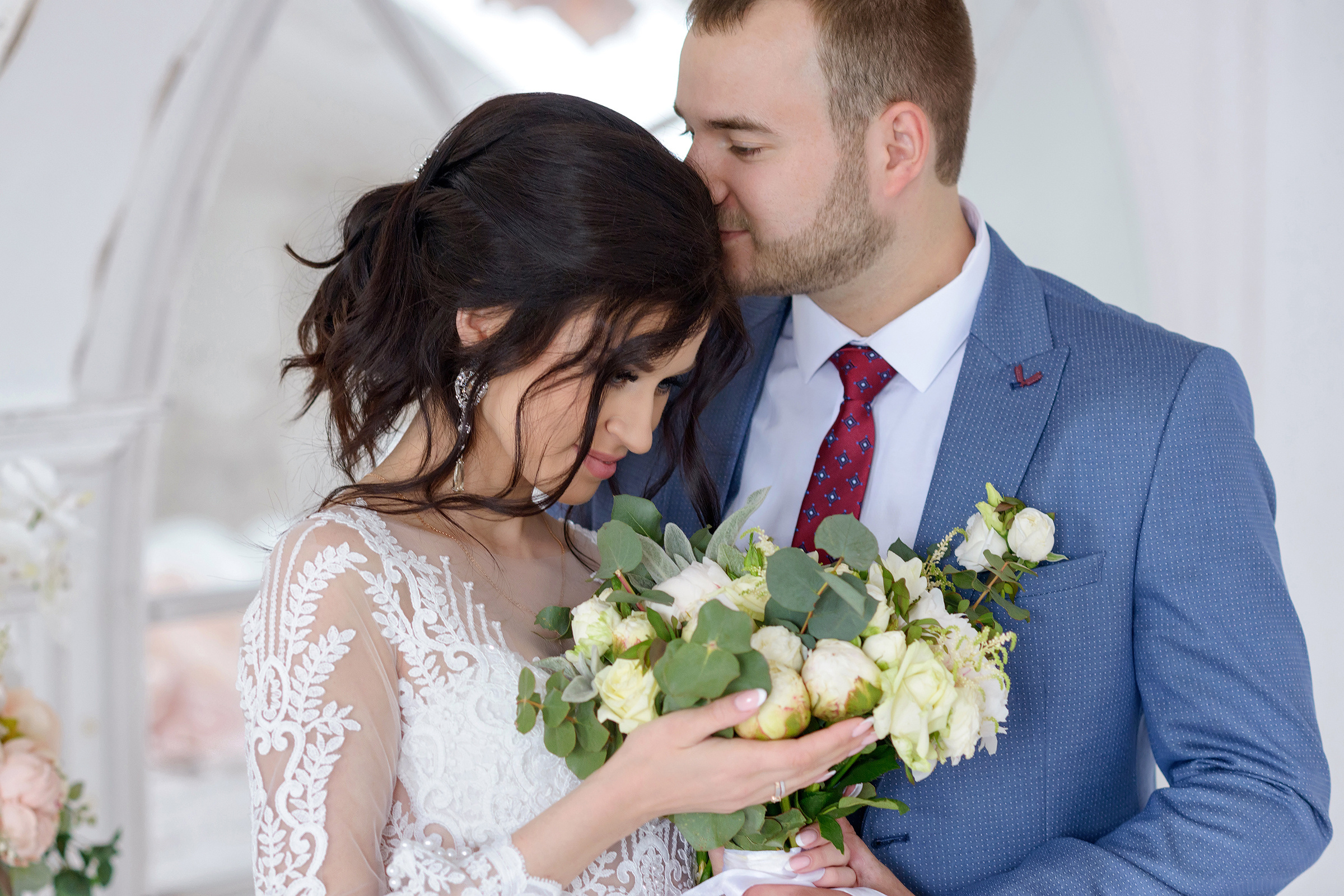 Свадебная фотосессия в студии