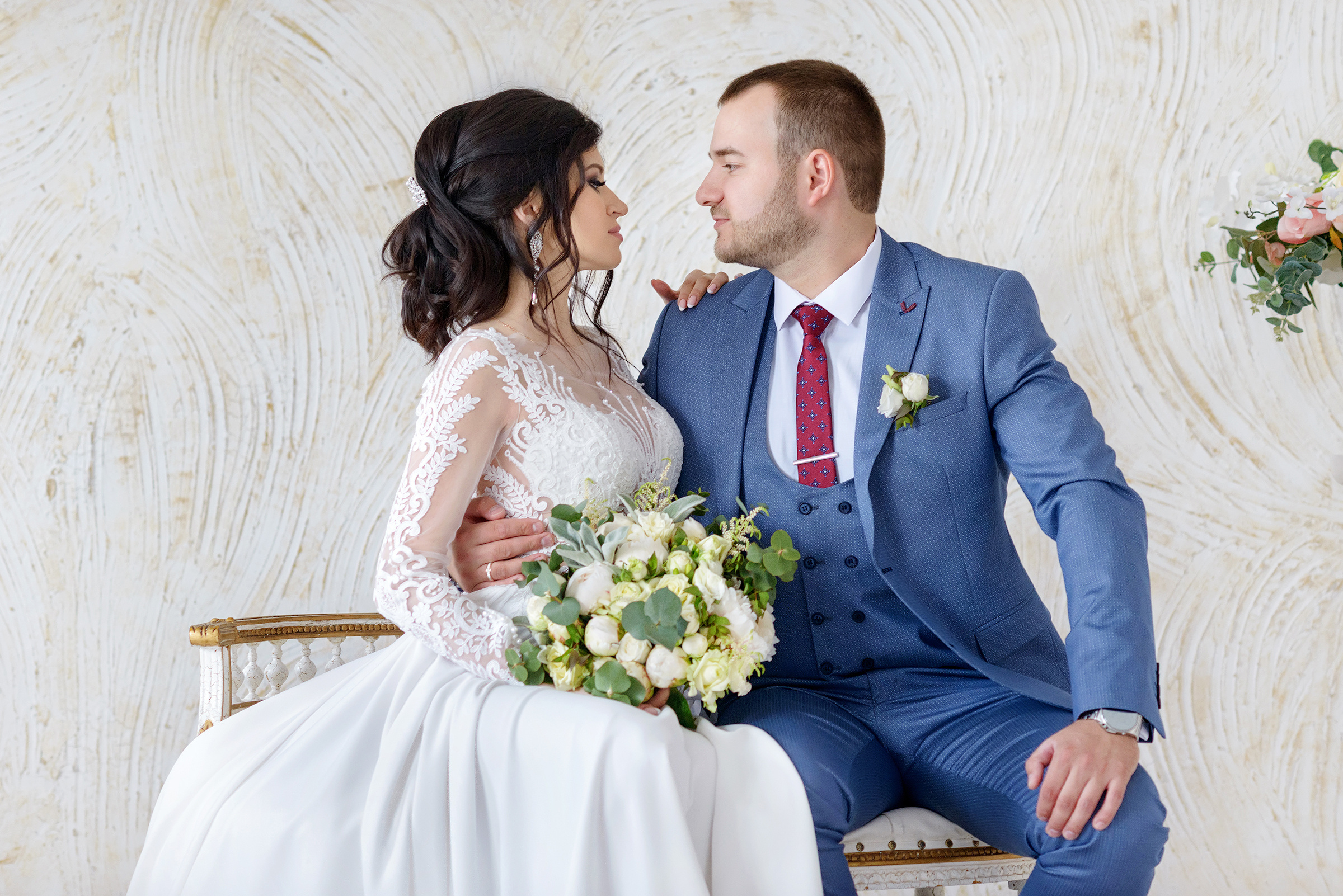 Свадебная фотосессия в студии